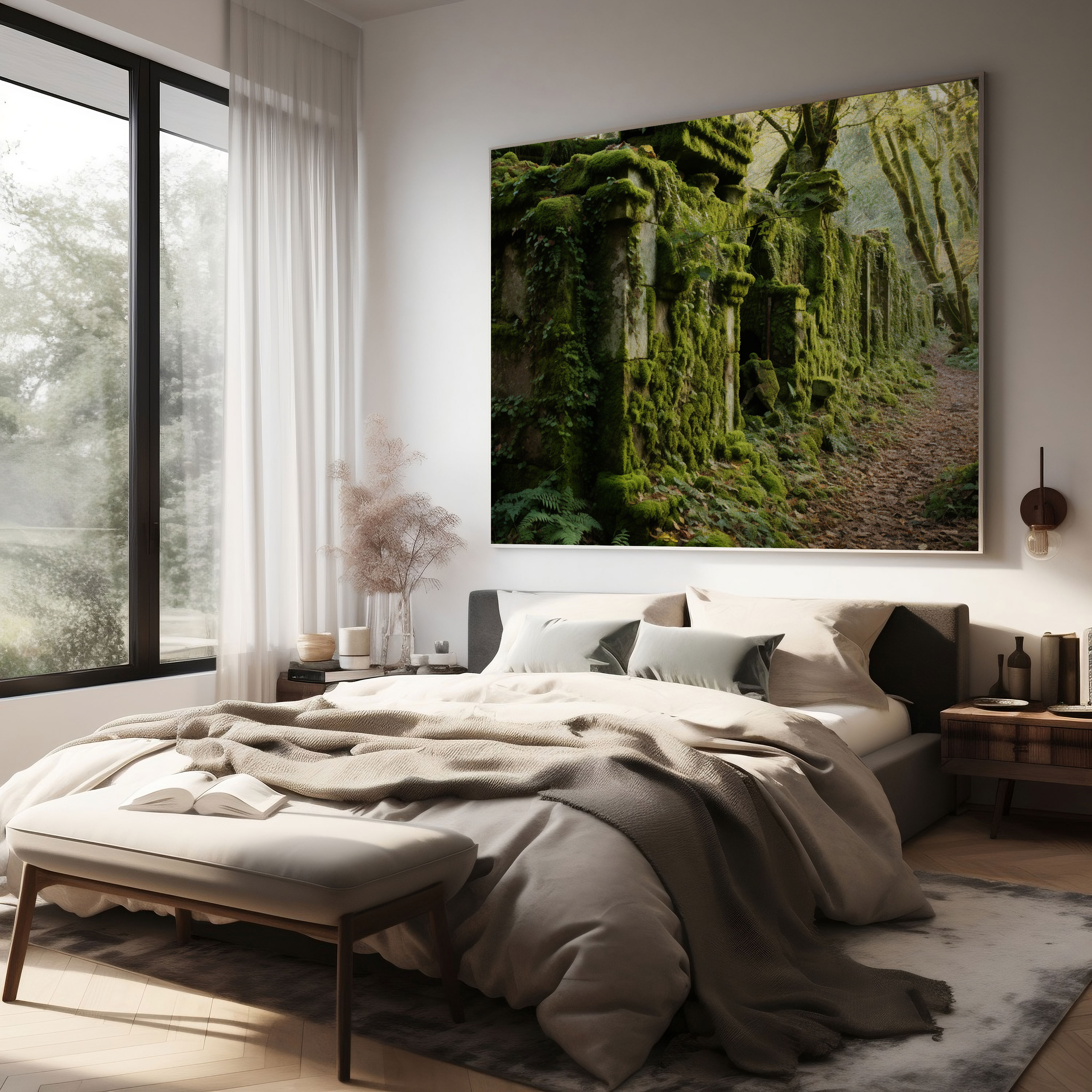 Timeless Mossy Wall Art - Moss, Canvas, Moss, Canvas Print