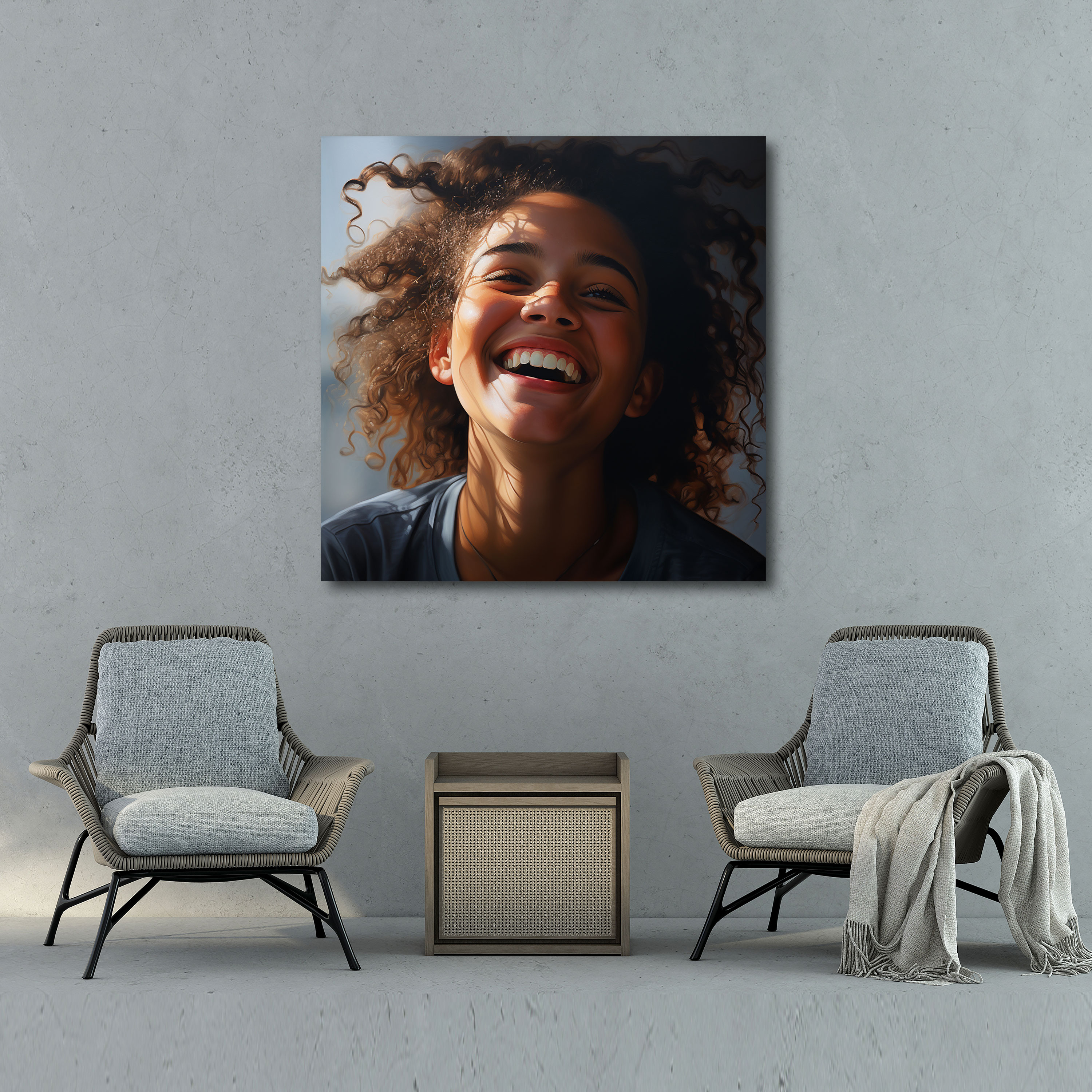 Motivational Canvas Wall Art - Motivational, Home Decoration, Close-Up Photograph, Joy