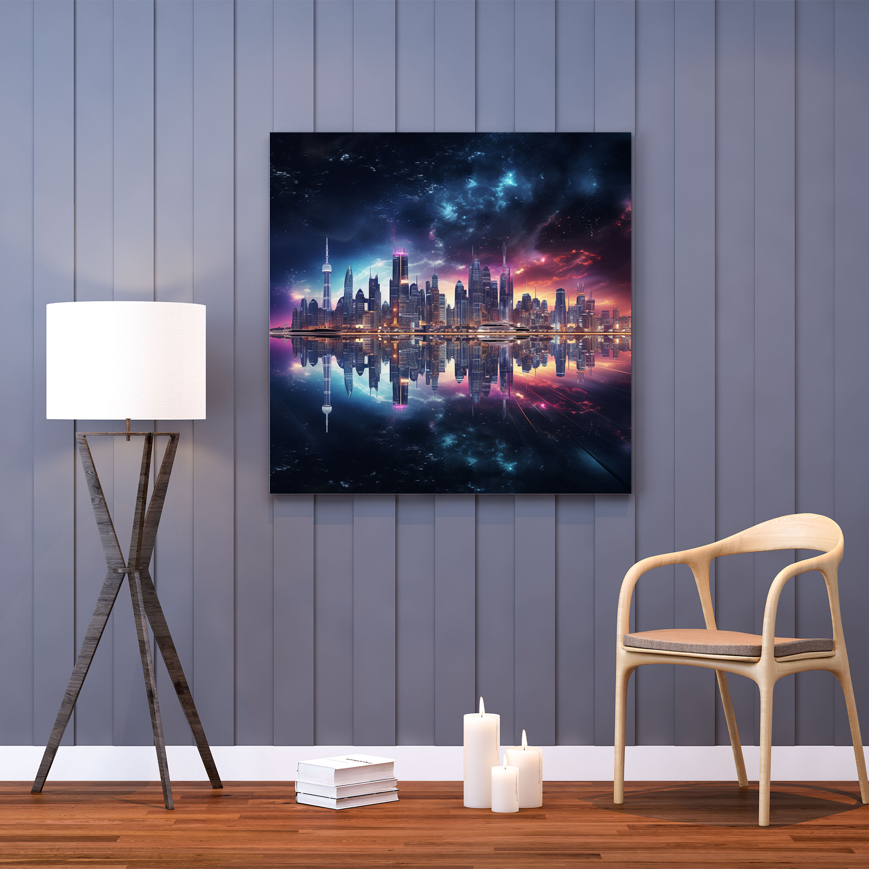 Motivational City Skyline Canvas Print - Motivational, Canvas, Endless Possibilities, Wall Decoration