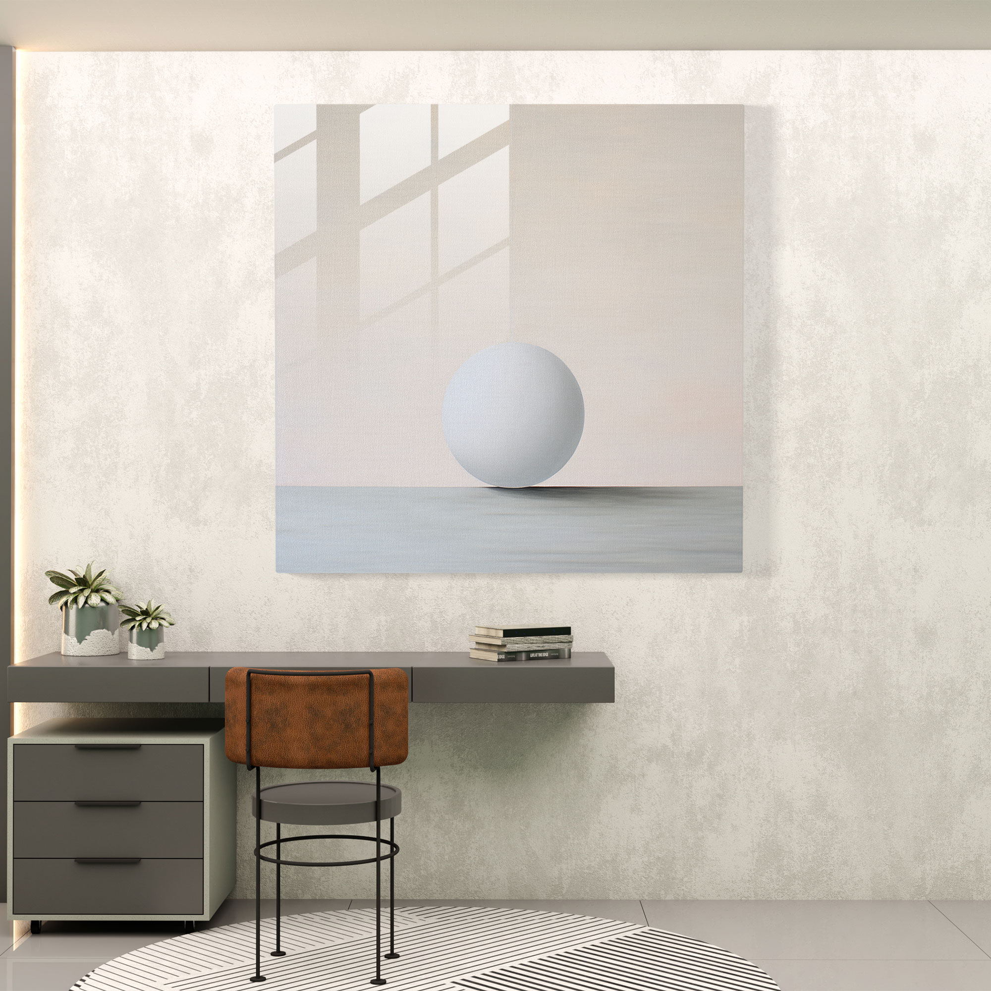 Marble Home Decoration - Marble, Modern Art, Glass Print, Wall Decoration