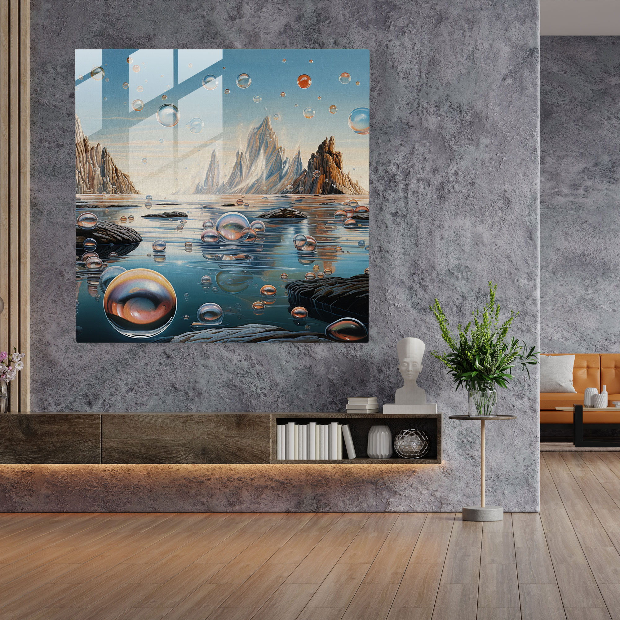 Marble Glass Art - Marble, Home Decoration, Marble, Glass Art