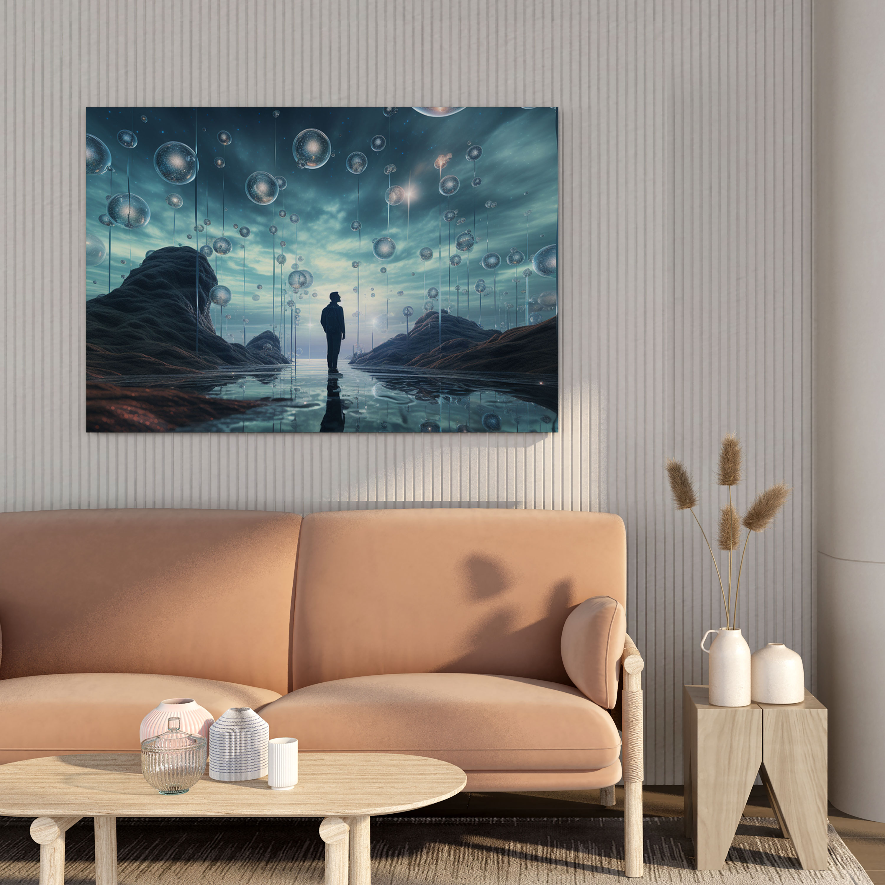 Dreamy Marble Wall Art - Marble, Canvas Print, Marble, Home Decoration