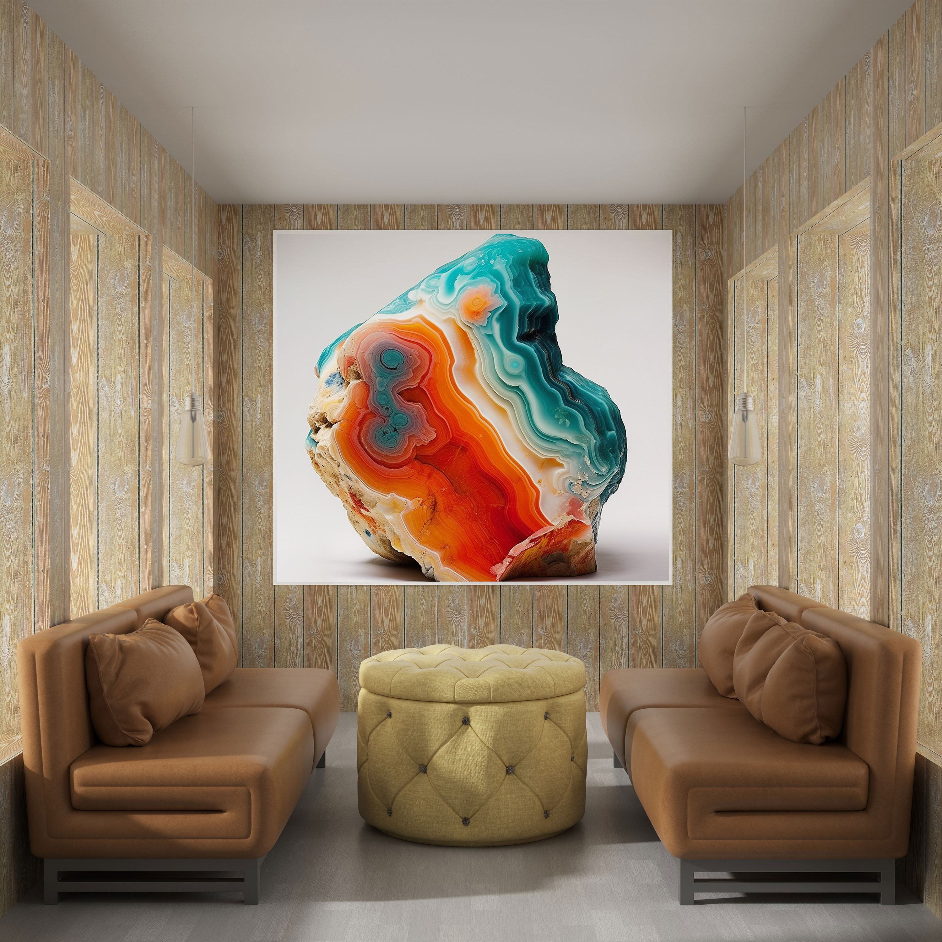 Marble Wall Decoration - Vibrant Colors - Marble, Canvas, Home Decoration, Canvas Wall Art