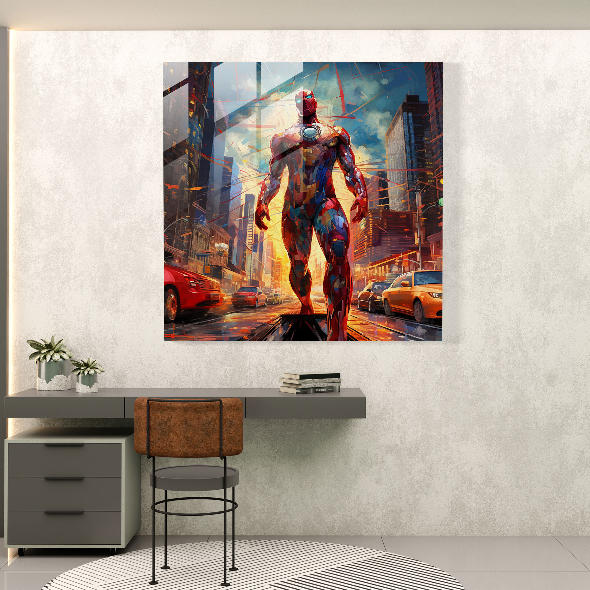 Mesmerizing Glass Print Artwork
