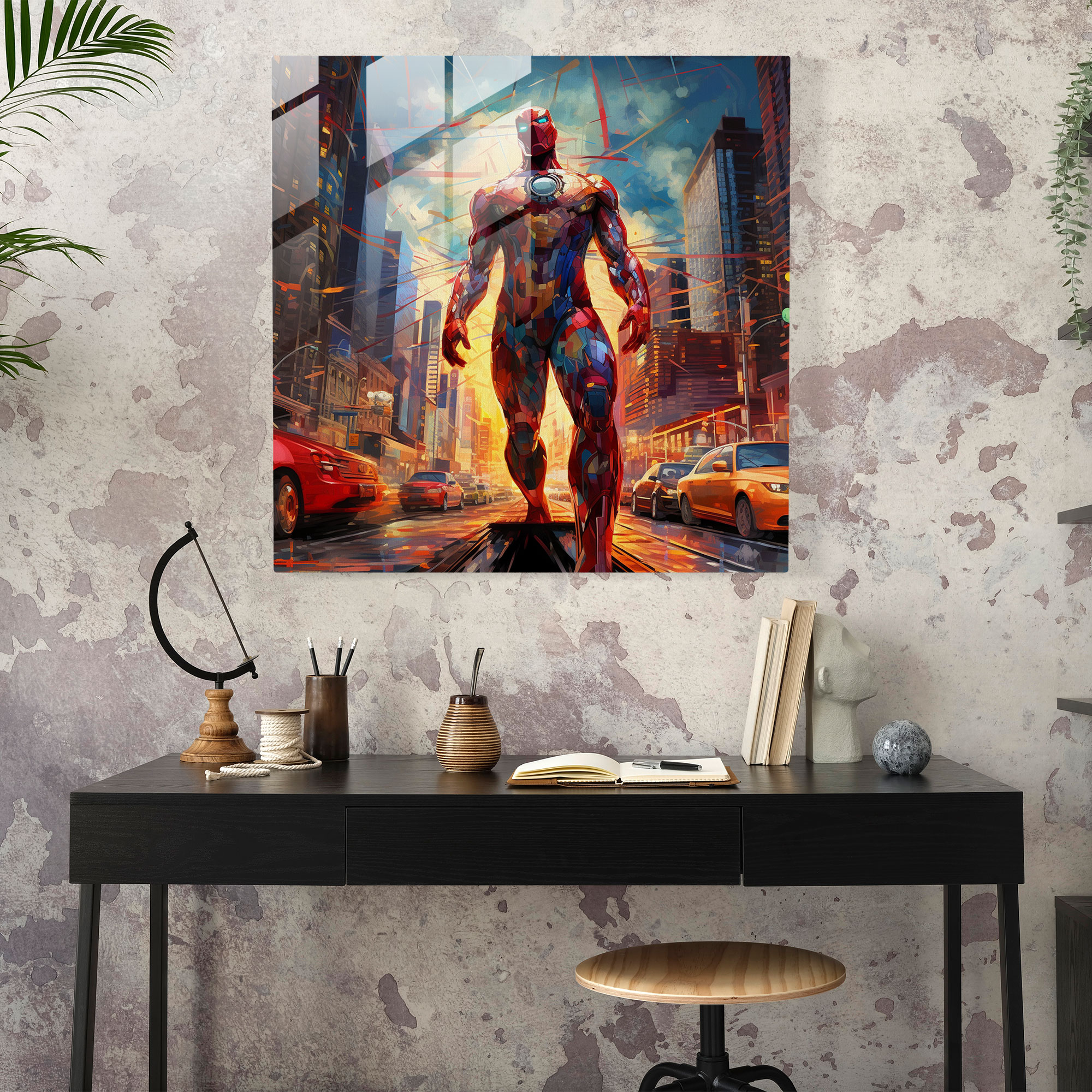 Mesmerizing Glass Print Artwork