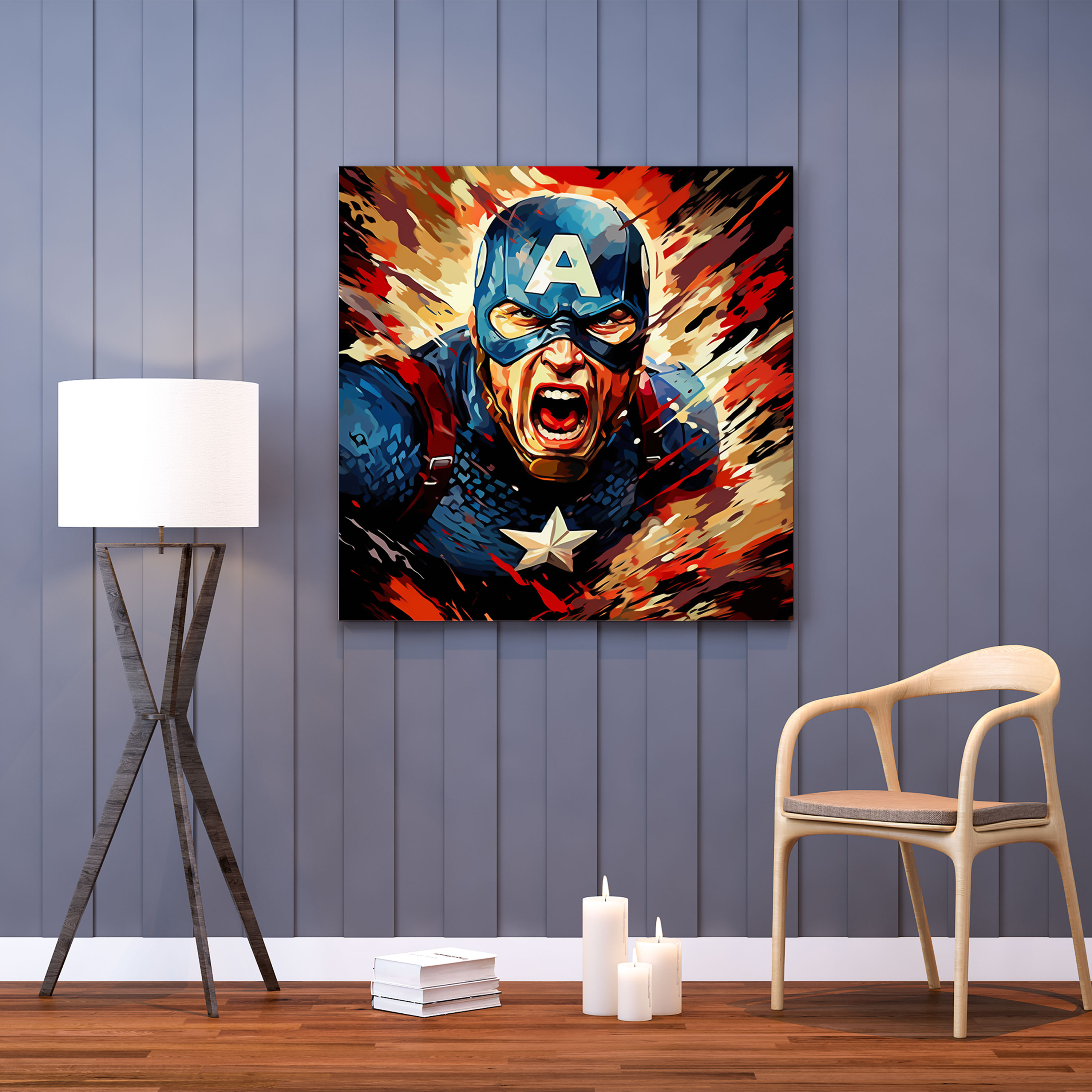Marvel Pop Art Kanvas Tablo - Duvar Dekorasyonu ve Kanvas Sanat