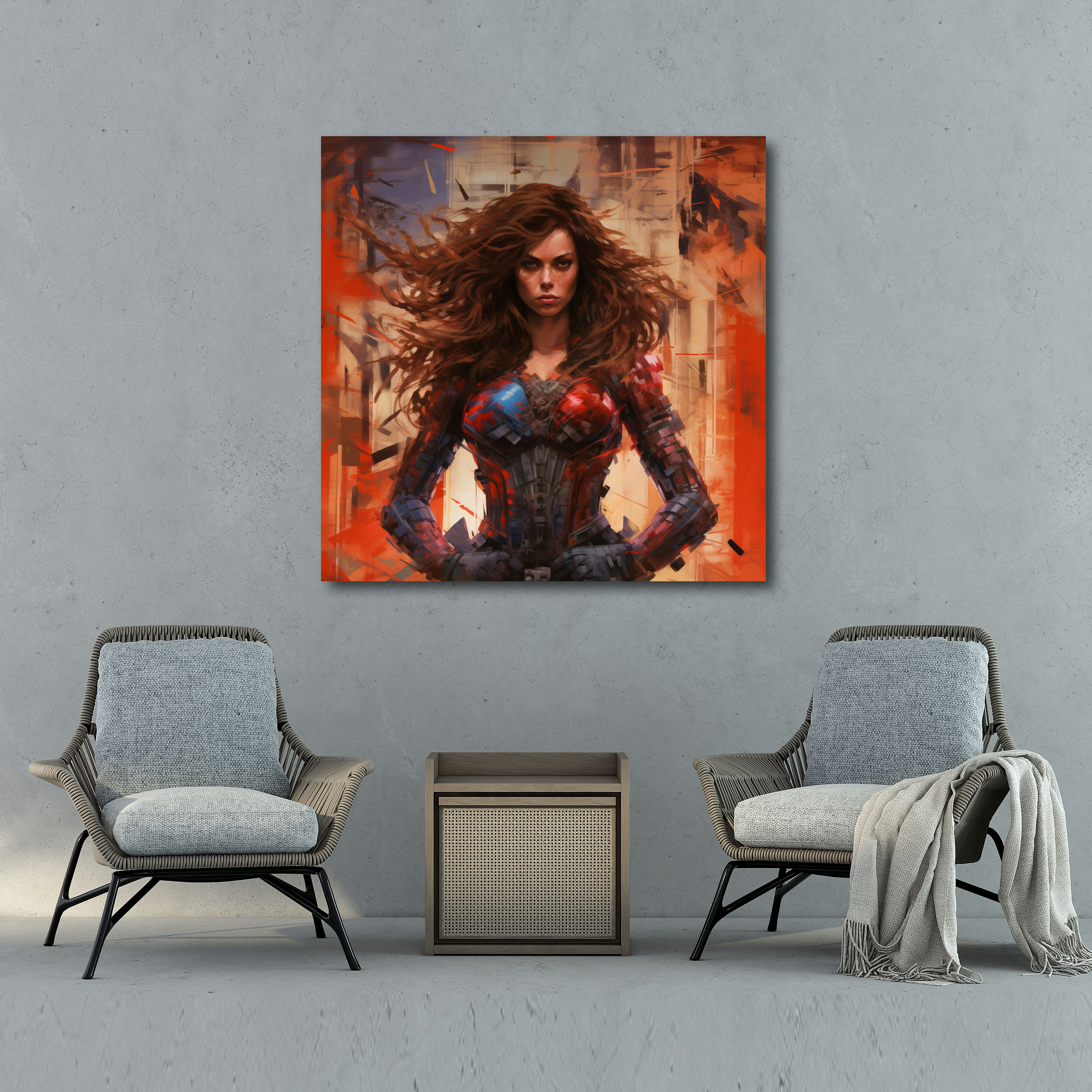 Marvel Female Superheroes Wall Art - Marvel, Female Superheroes, Home Decoration, Wall Decoration