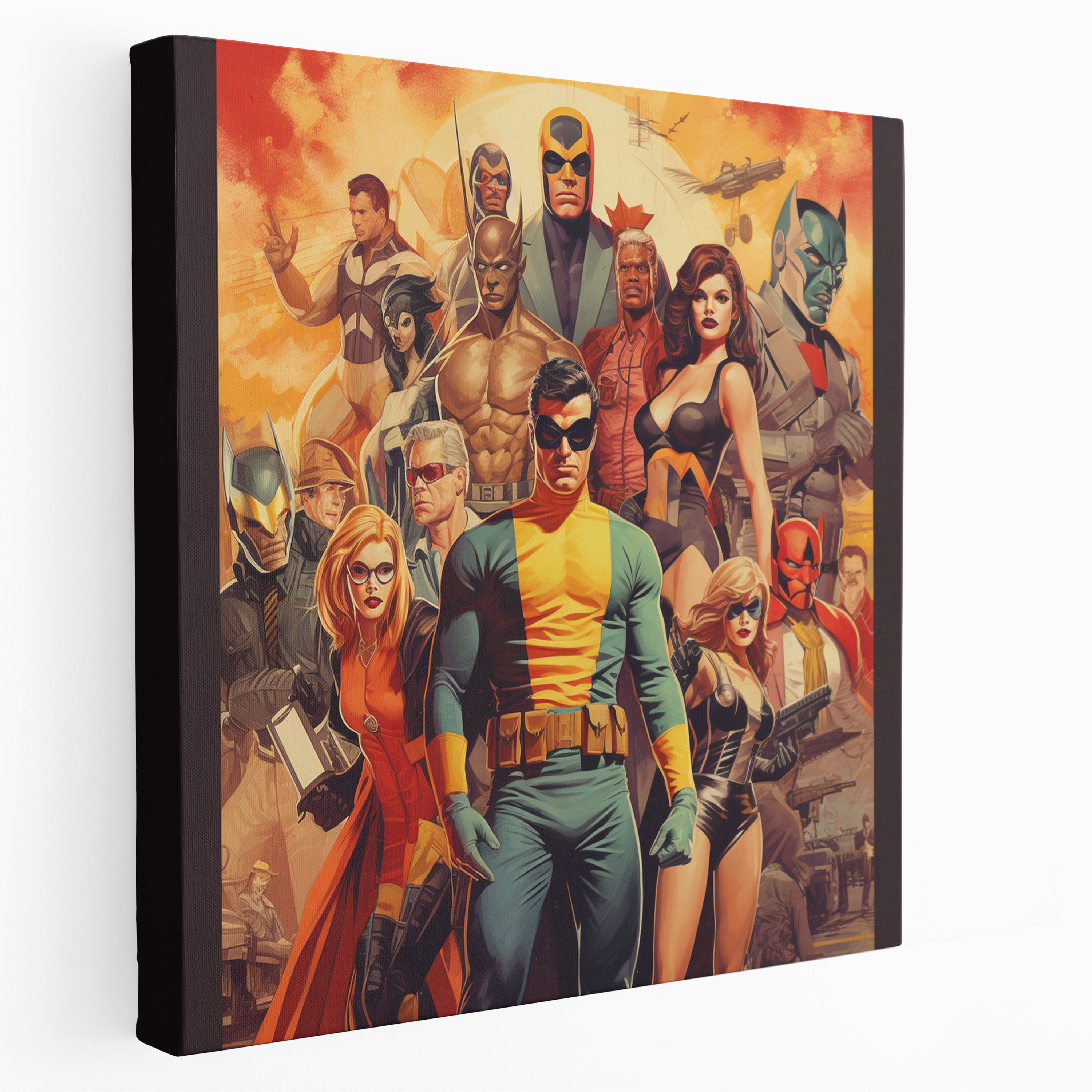 Marvel Canvas Print - Retro Comic Book Cover - Marvel, Wall Decoration, Comic Book Cover, Marvel
