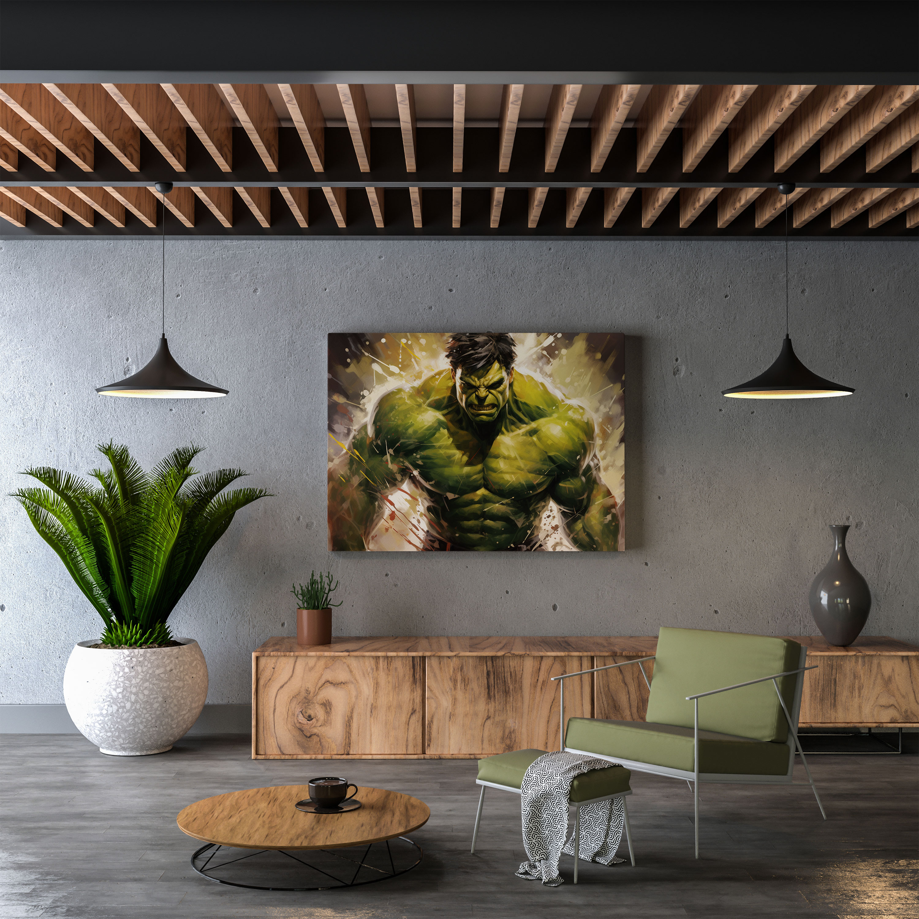 Marvel Wall Decoration - Power Of The Hulk - Marvel, Marvel, Wall Decoration, Strength