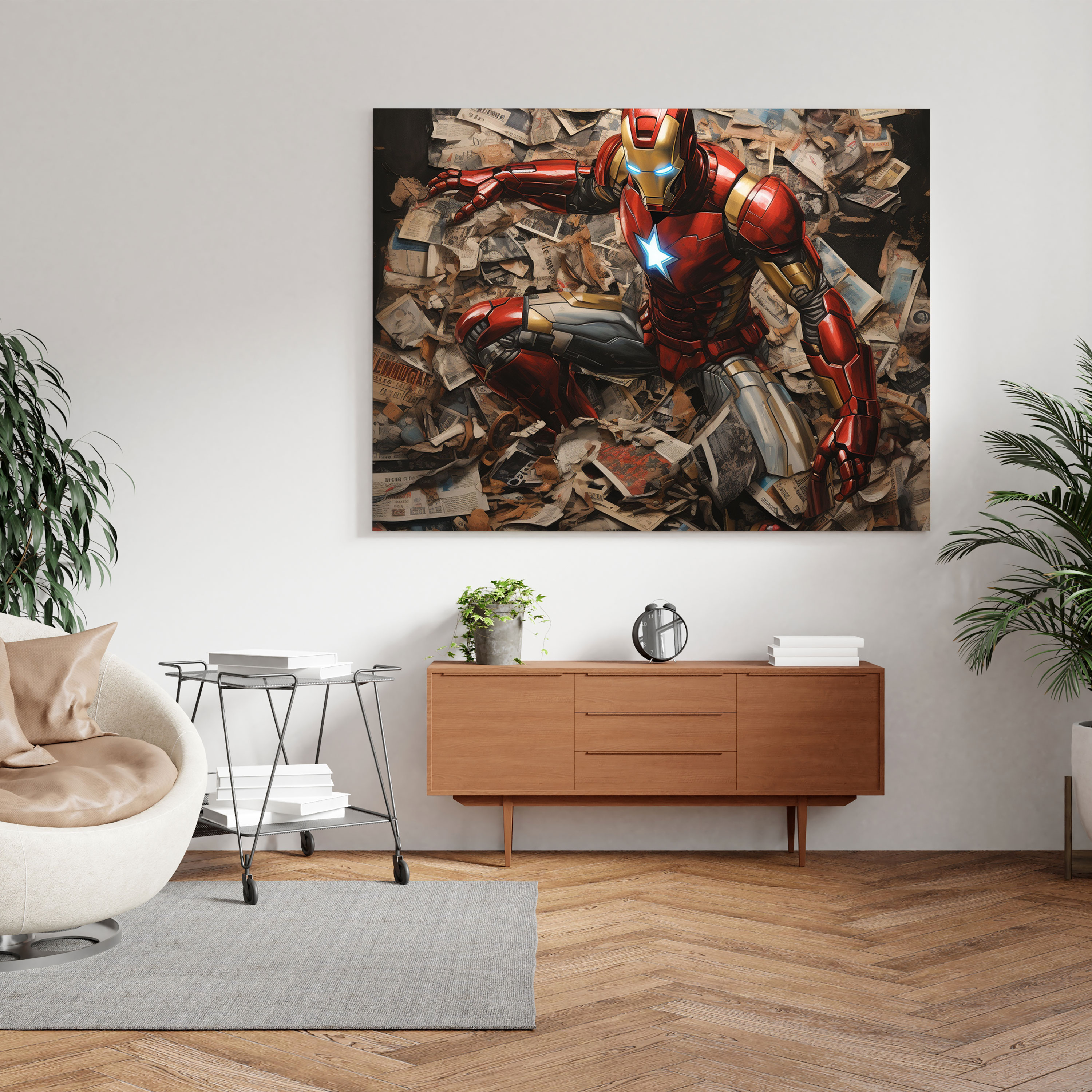 Marvel Duvar Sanatı - Çizgi Roman Koleksiyonu - Marvel Koleksiyon Kanvas Tablo Duvar Sanatı