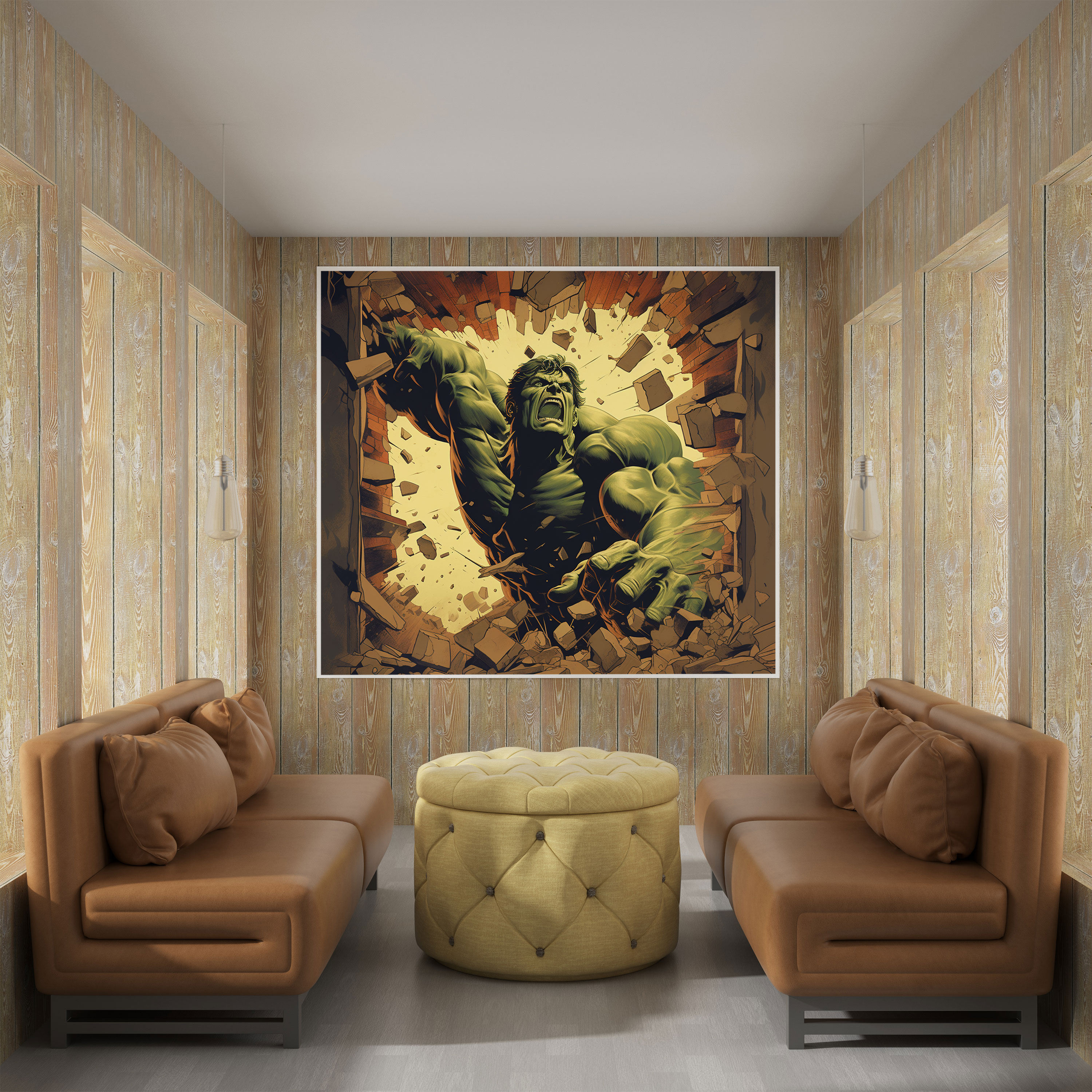Marvel Retro Poster Canvas Print - Marvel, Wall Art, Canvas Wall Art, Home Decoration