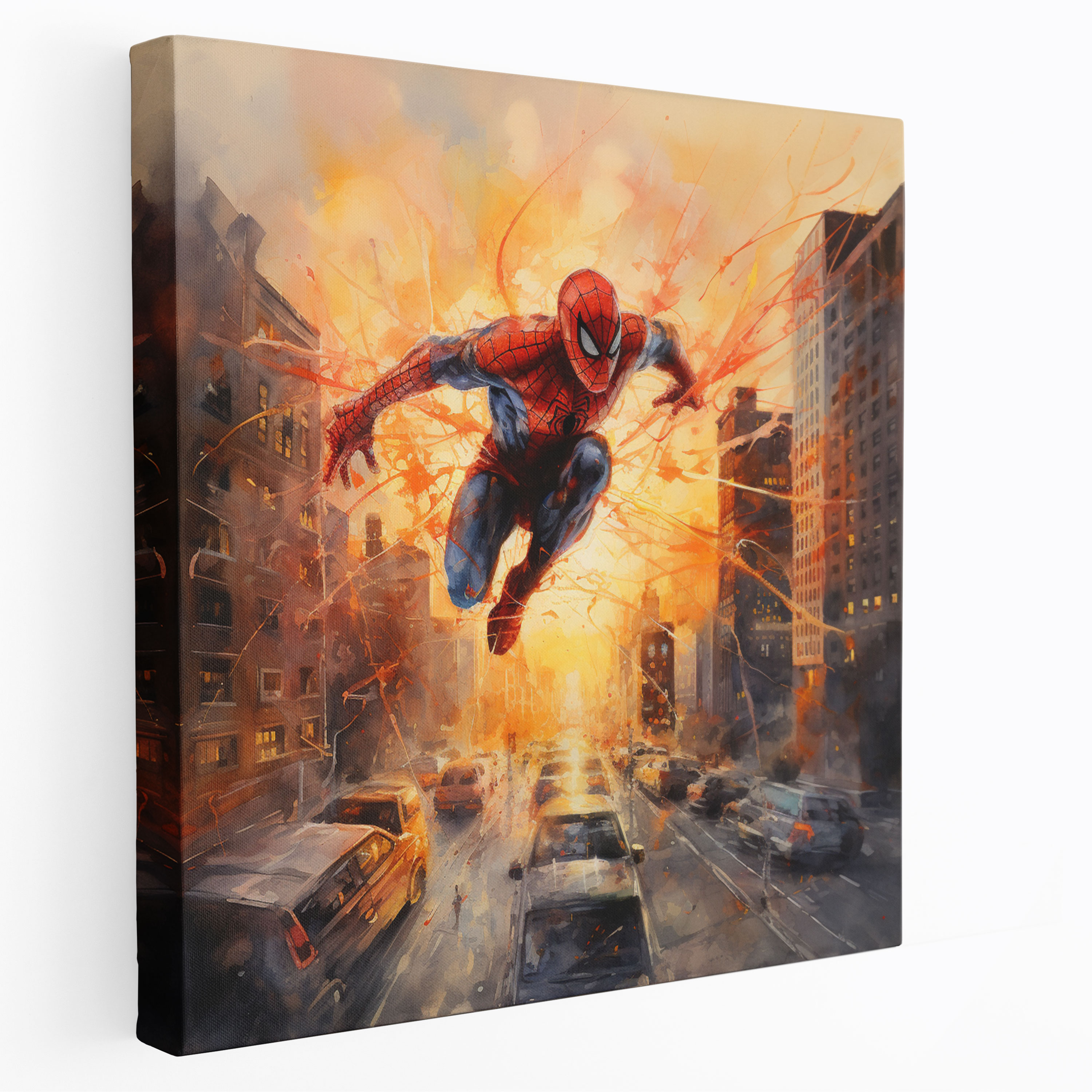 Marvel Spider-Man Canvas Print - Marvel, Marvel, Wall Decoration, New York City