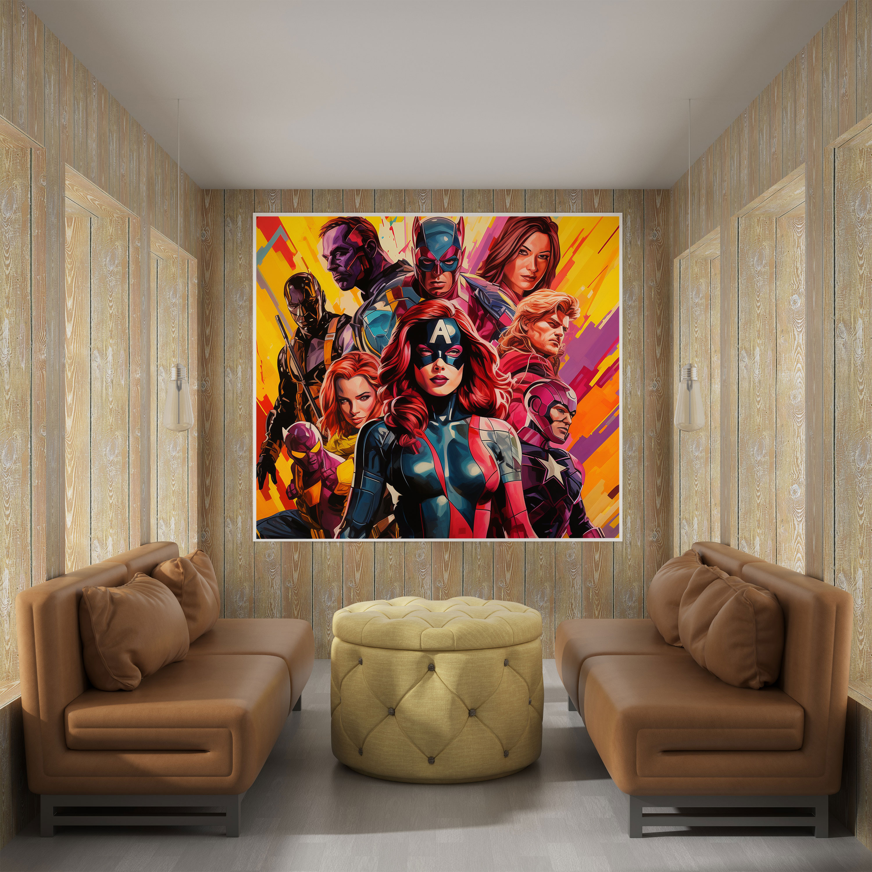 Marvel Superheroes Wall Art - Marvel, Wall Art, Canvas, Bright Colors