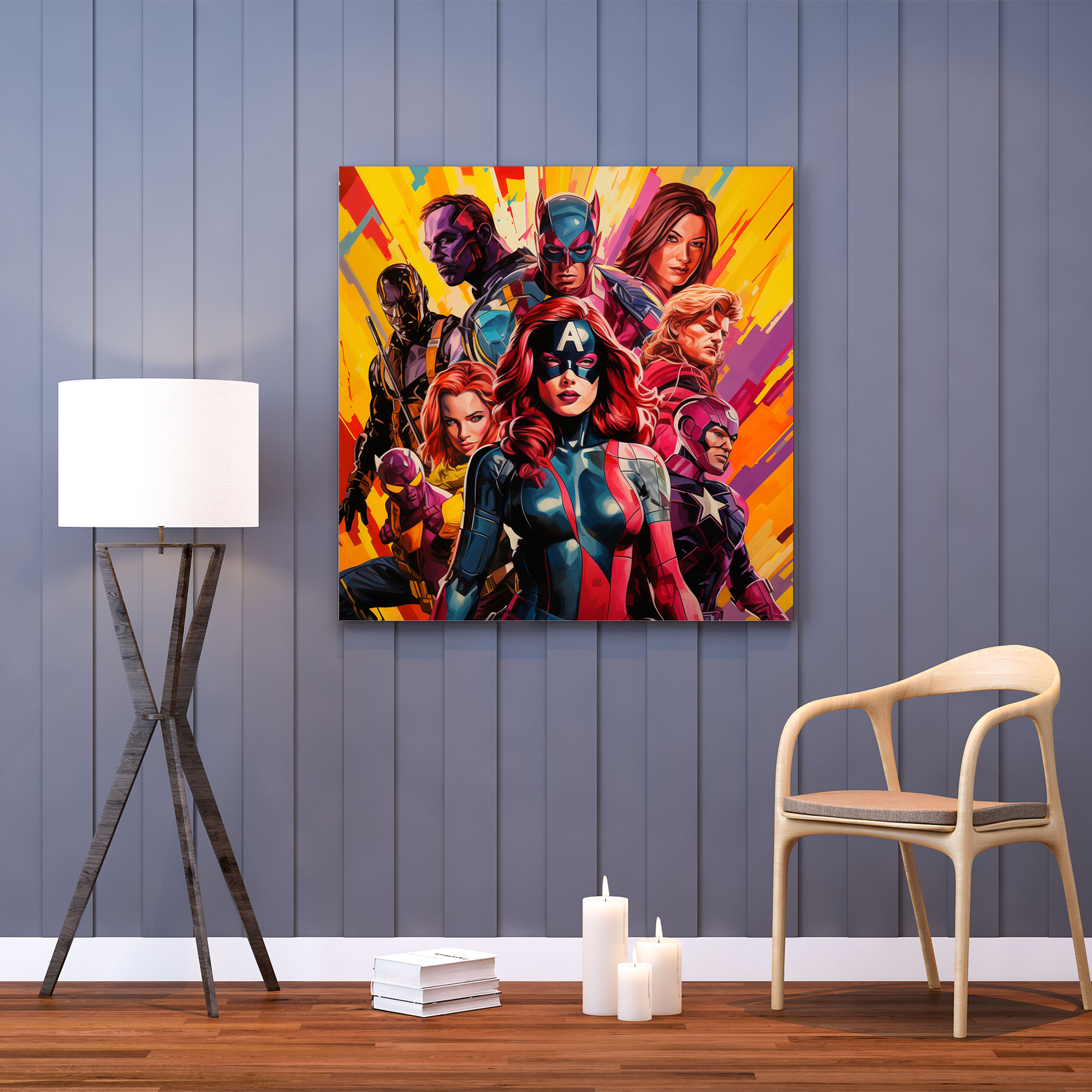 Marvel Superheroes Wall Art - Marvel, Wall Art, Canvas, Bright Colors