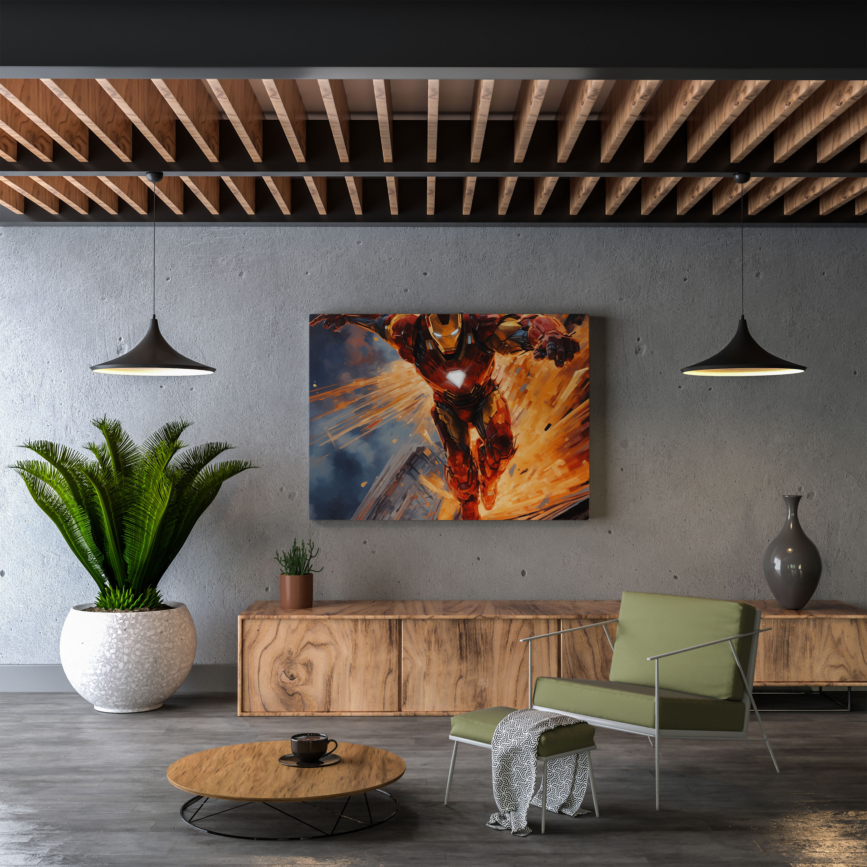 Marvel Iron Man Canvas Print - Marvel, Wall Decoration, Canvas, Canvas Wall Art