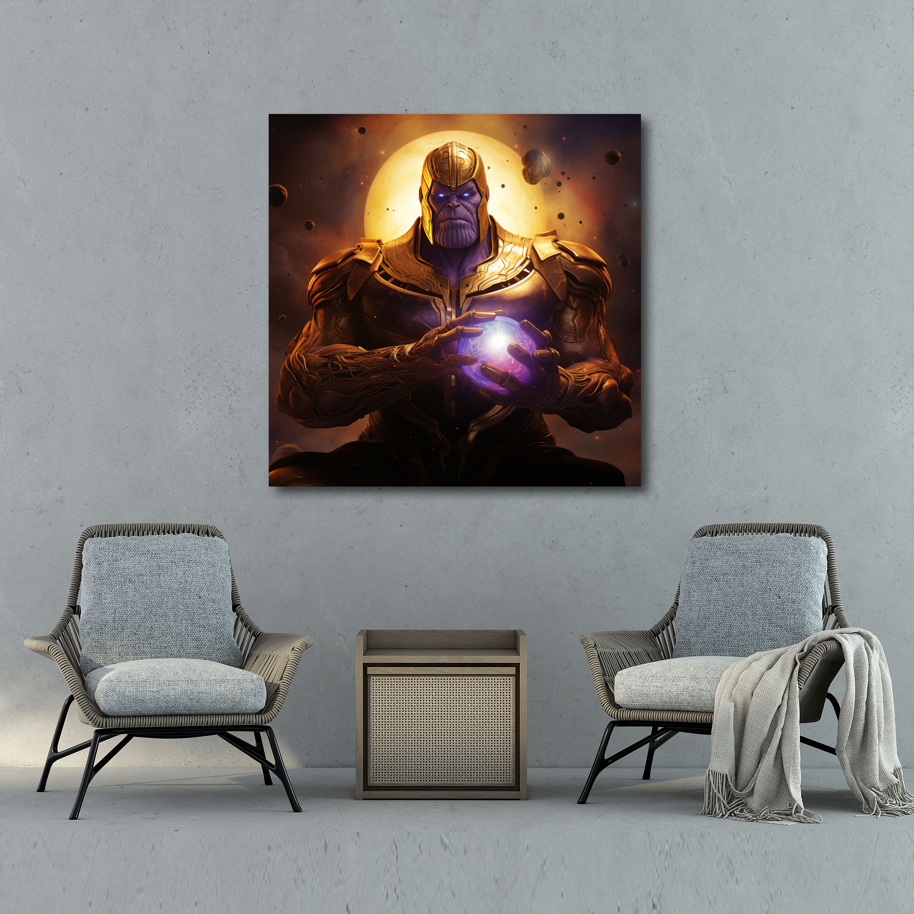 Marvel Thanos Canvas Print - Marvel, Canvas, Canvas Print, Wall Decoration