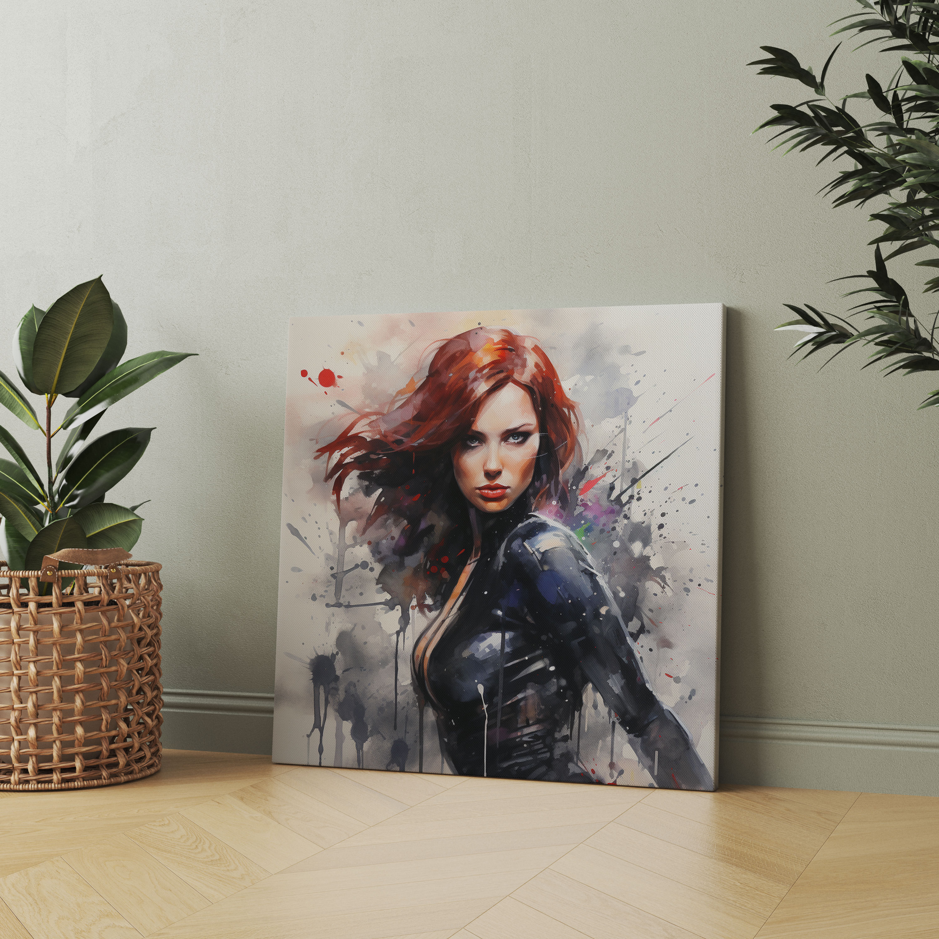 Marvel Wall Art - Watercolor Painting Style - Marvel, Marvel, Strength, Elegance