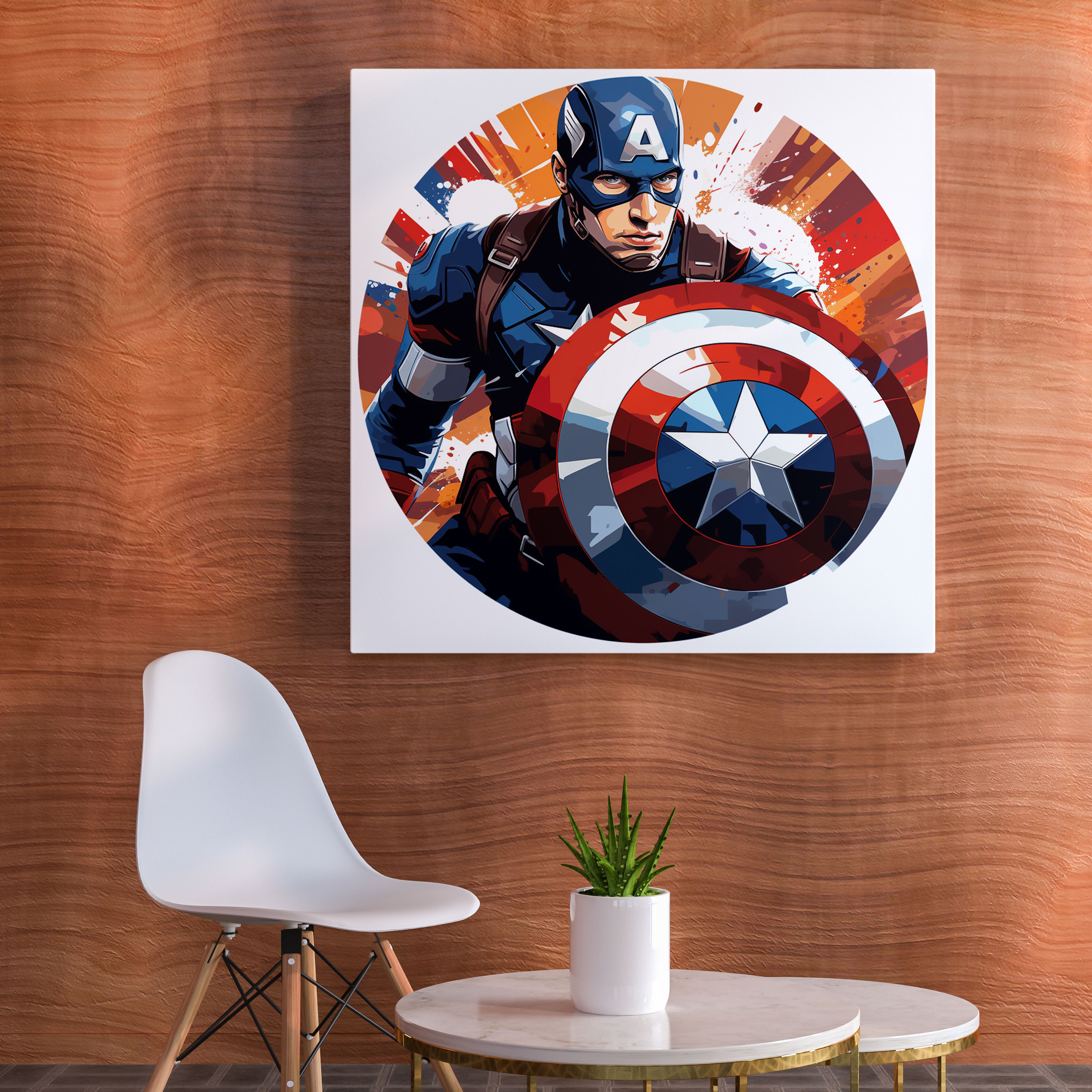 Marvel Canvas Print - Pop Art Style - Marvel, Marvel, Captain America, Home Decoration
