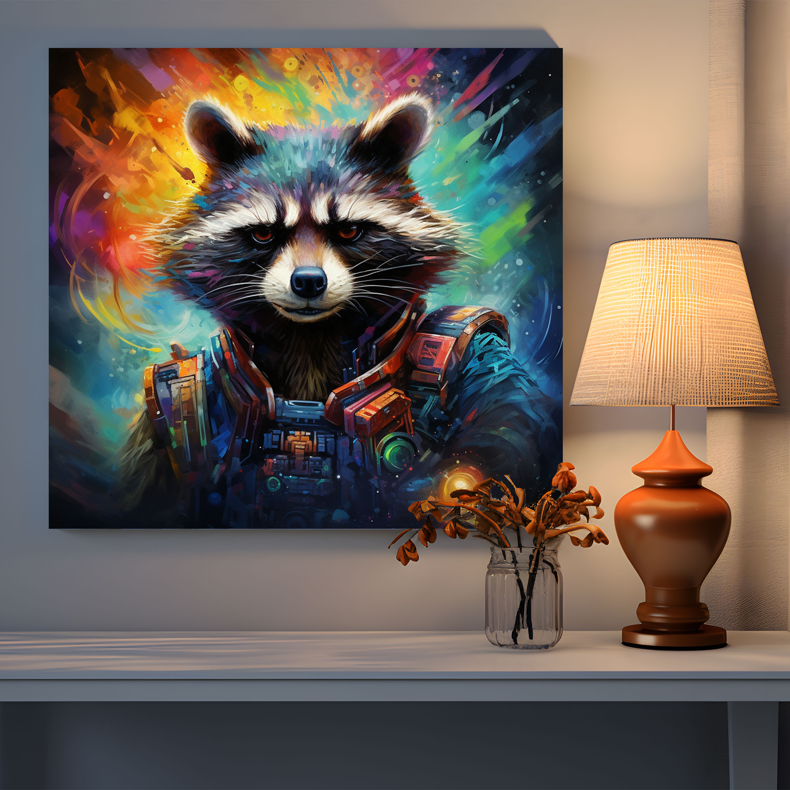 Marvel Wall Decoration - Abstract Guardians Of The Galaxy Canvas Print - Marvel, Marvel, Wall Art, Excitement