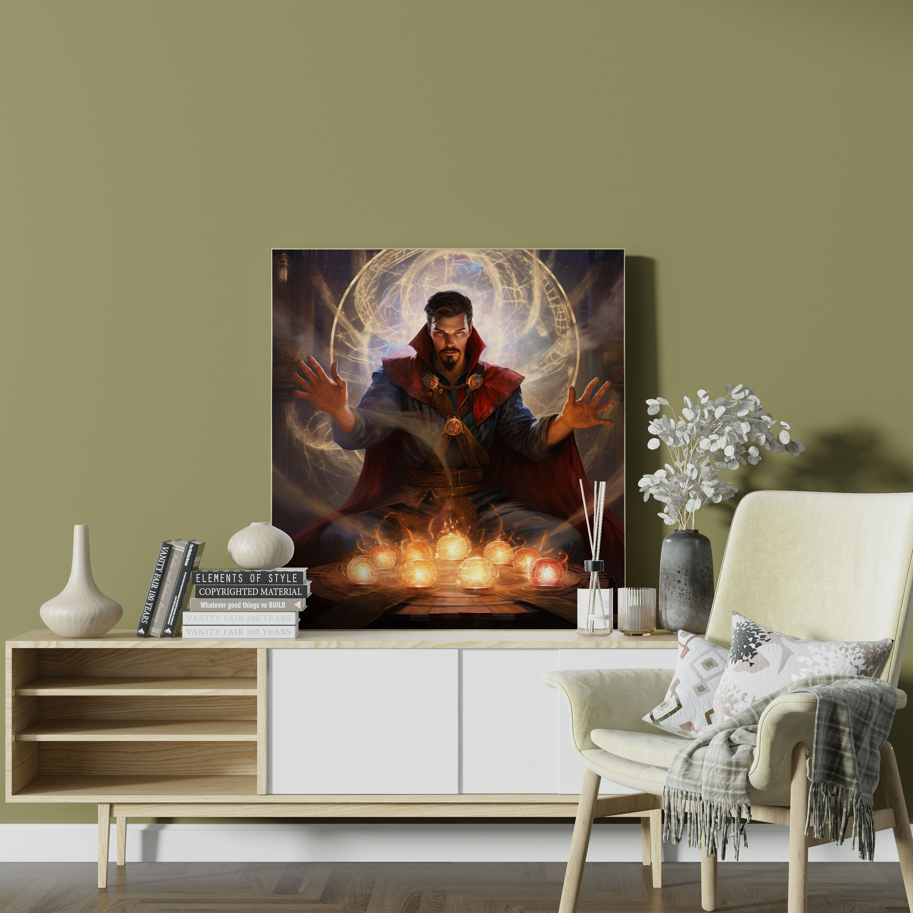 Marvel Wall Art - Doctor Strange Mystic Canvas Print - Marvel, Magic, Wall Art, Mystical Energy