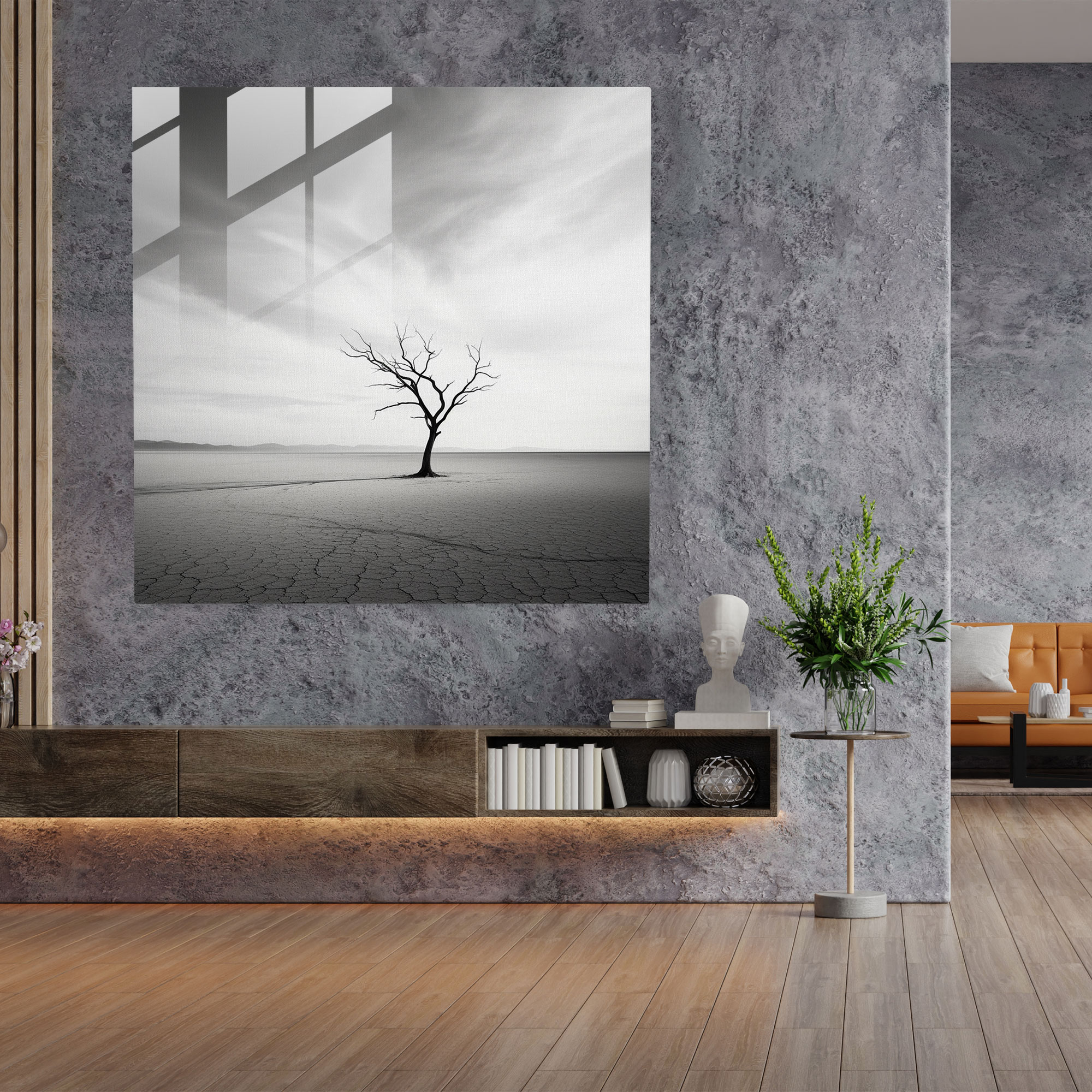 Motivational Glass Wall Art - Motivational, Black And White, Home Decoration, Resilience