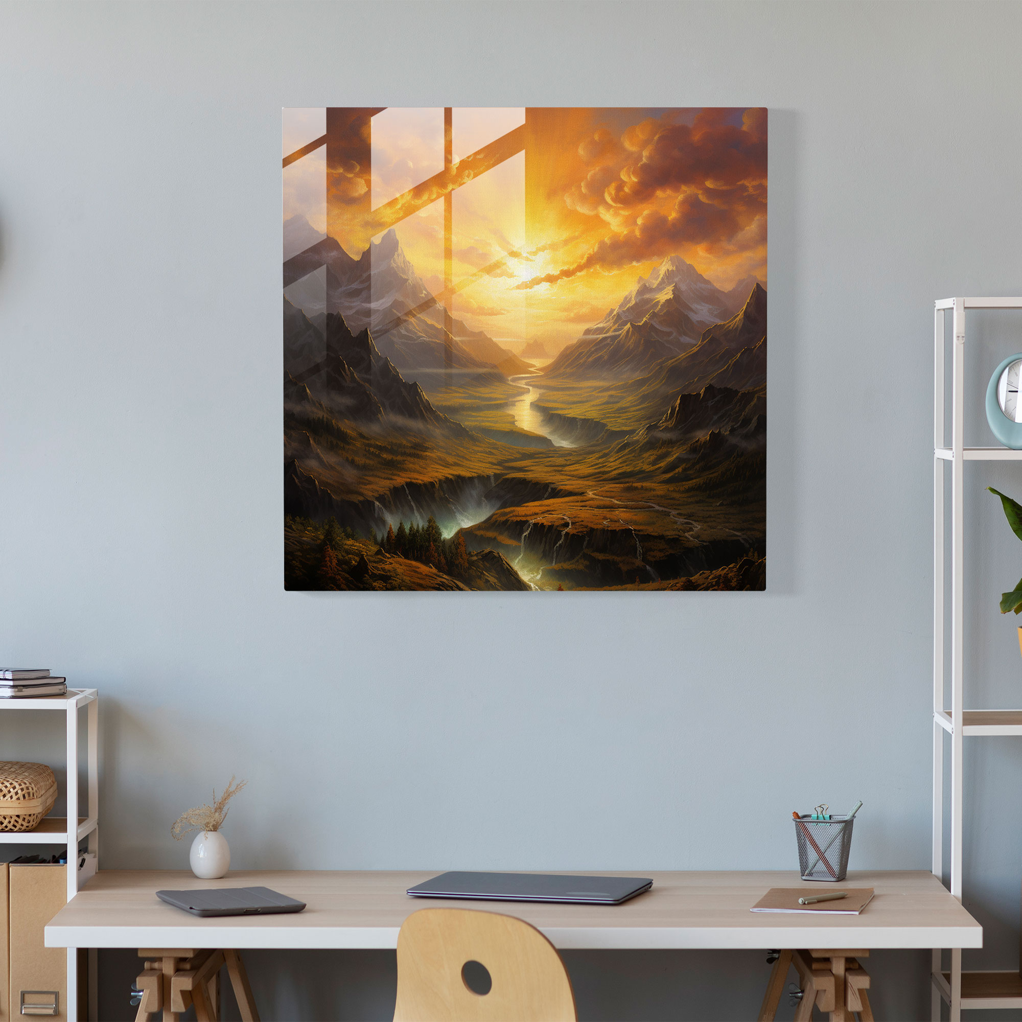 Motivasyon Dolu Cam Sanatı - Cam Tablo İlham Modern Sanat
