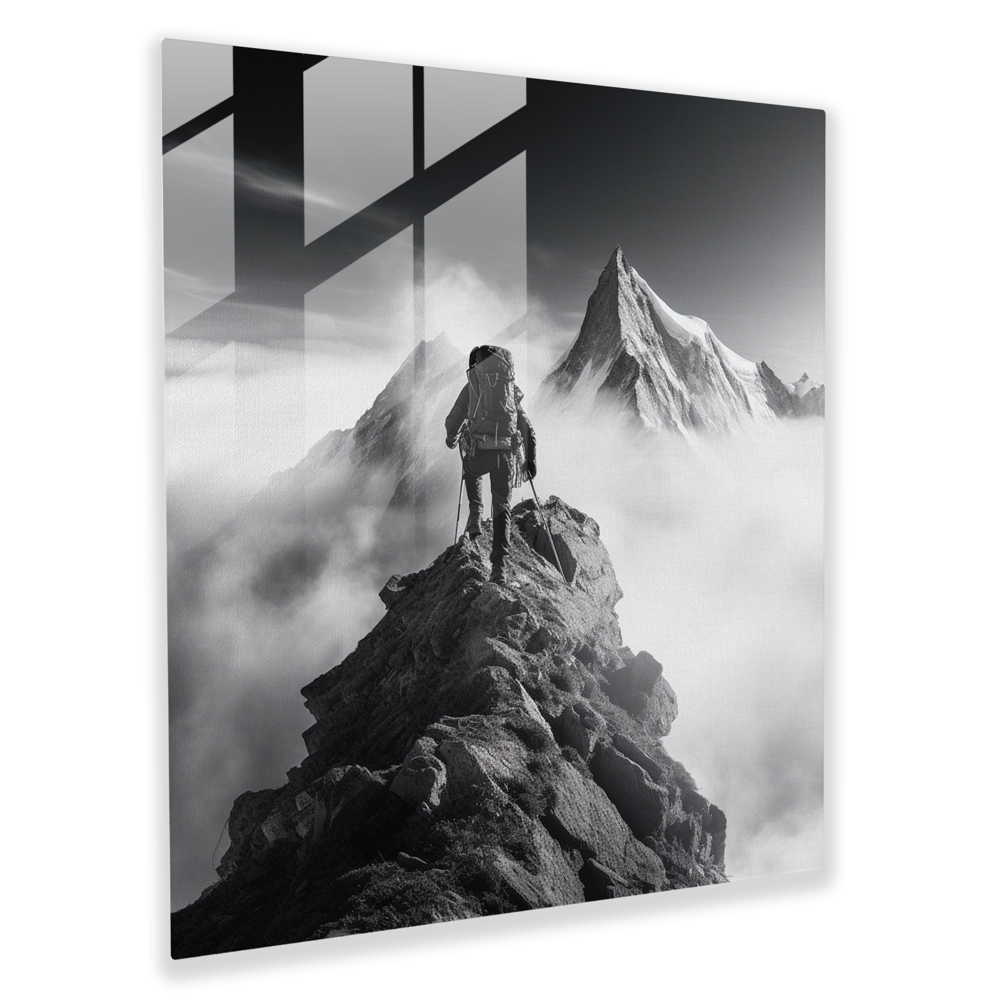 Motivational Glass Wall Art - Summit Achievement - Motivational, Glass Wall Art, Modern Art, Motivational