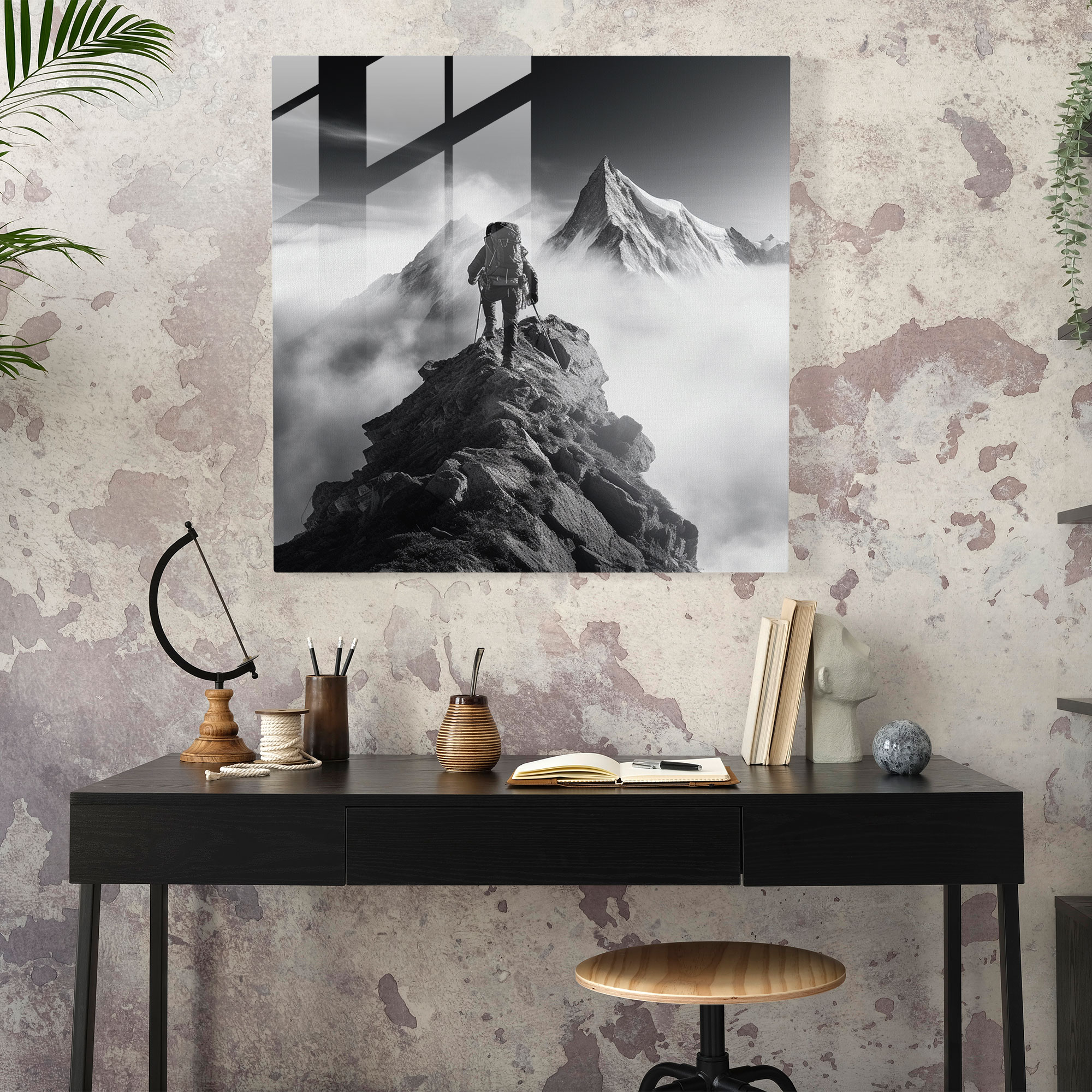 Motivational Glass Wall Art - Summit Achievement - Motivational, Glass Wall Art, Modern Art, Motivational