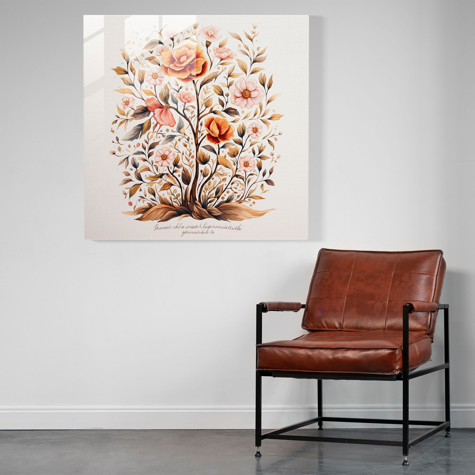 Motivational Glass Wall Art - Motivational, Glass Art, Growth, Wall Decoration