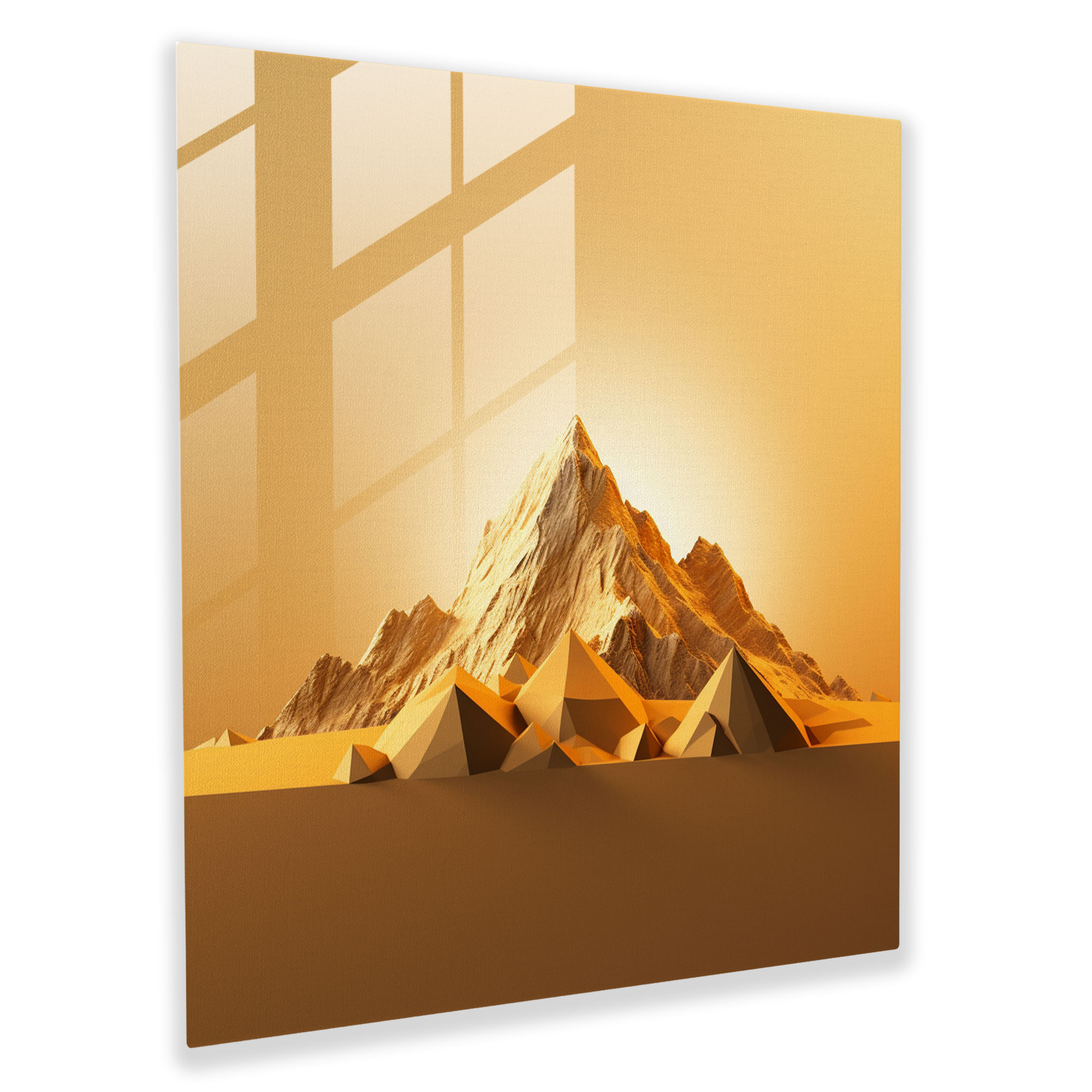 Motivational Glass Print - Motivational, Wall Decoration, Glass Print, Reaching New Heights