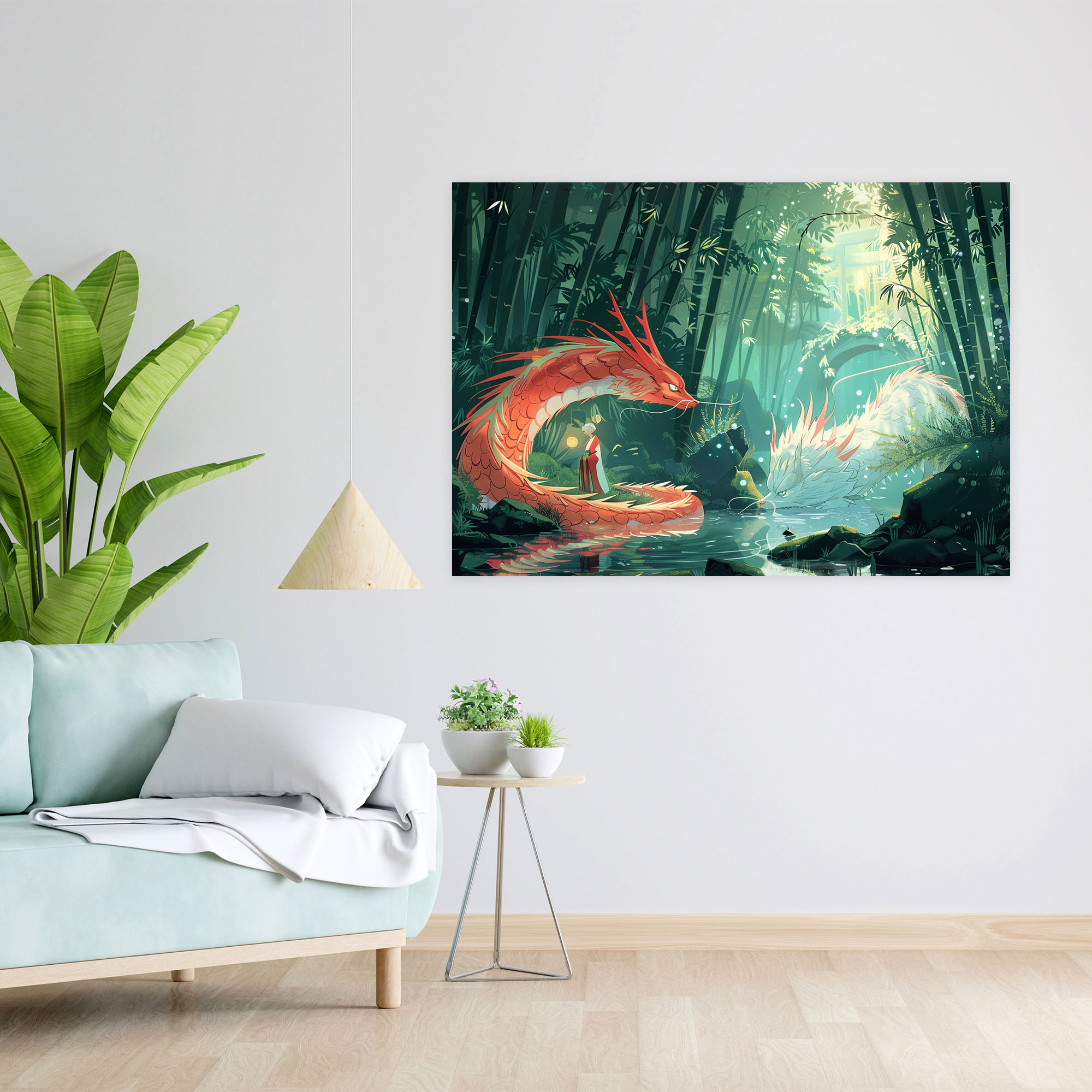 Japanese Mythology Canvas Print - Mythology, Wall Decoration, Home Decoration, Canvas Wall Art