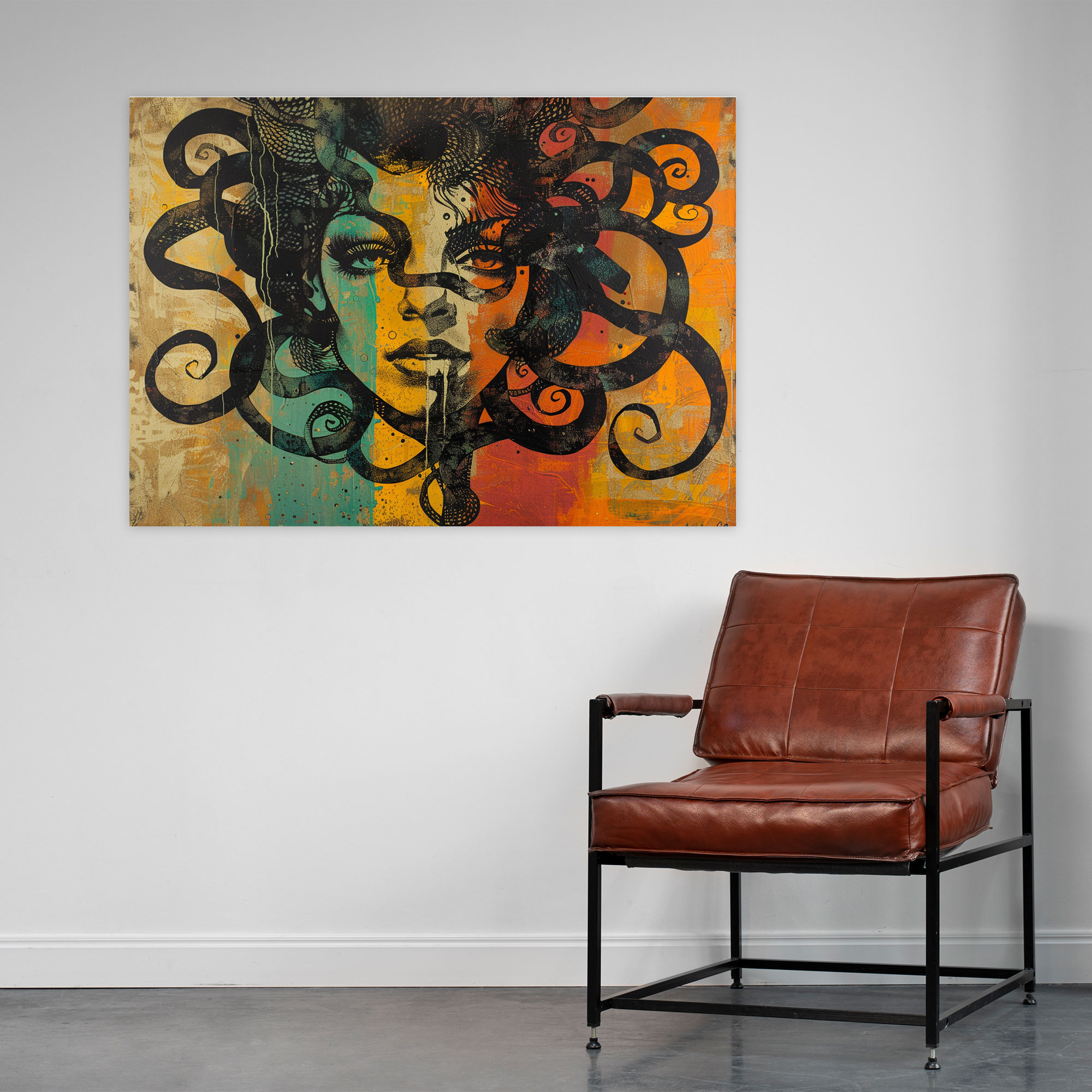 Medusa Wall Art - Mythology, Home Decoration, Wall Art, Wall Decoration