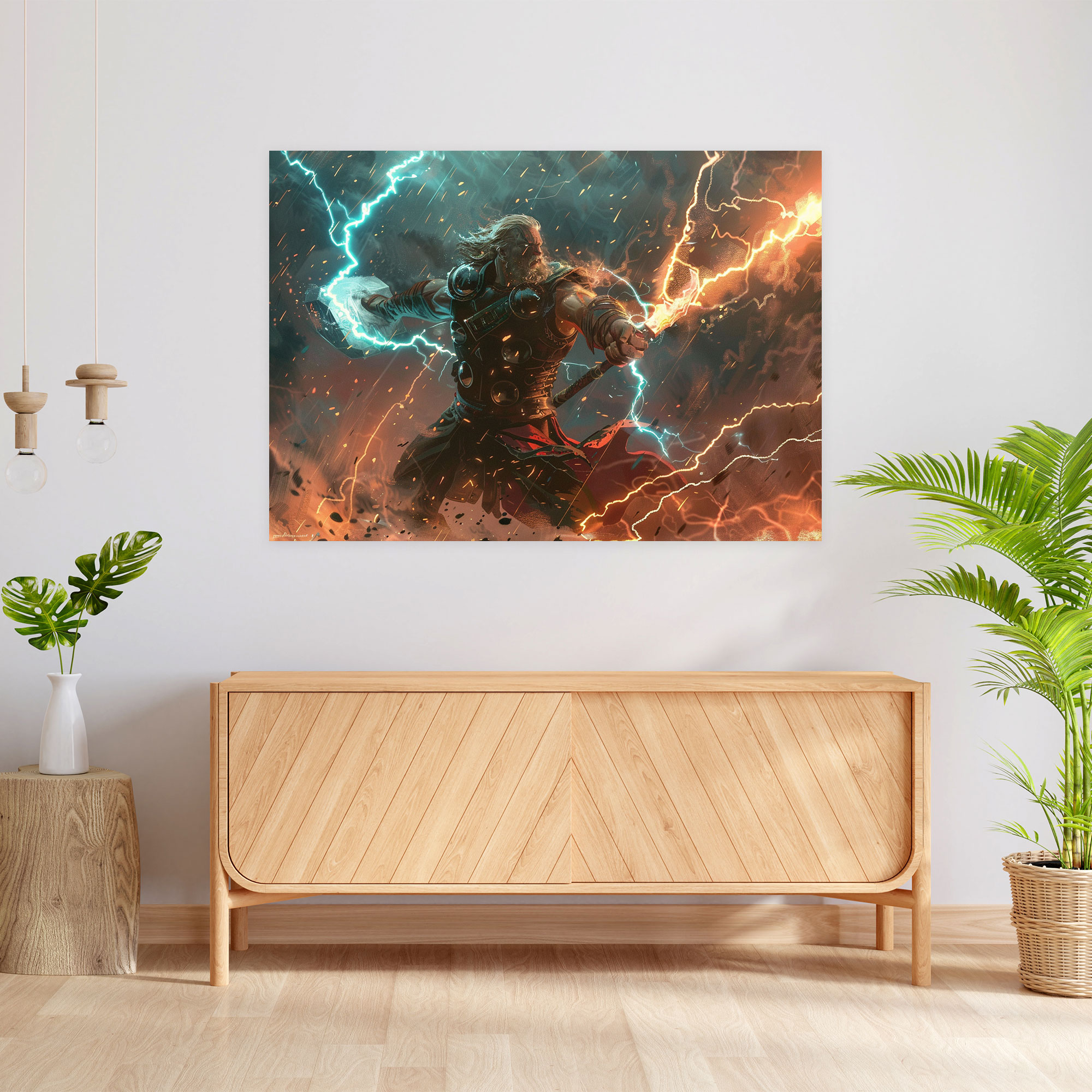 Thor Canvas Print - Mythology, Wall Decoration, Mythology, Canvas Print