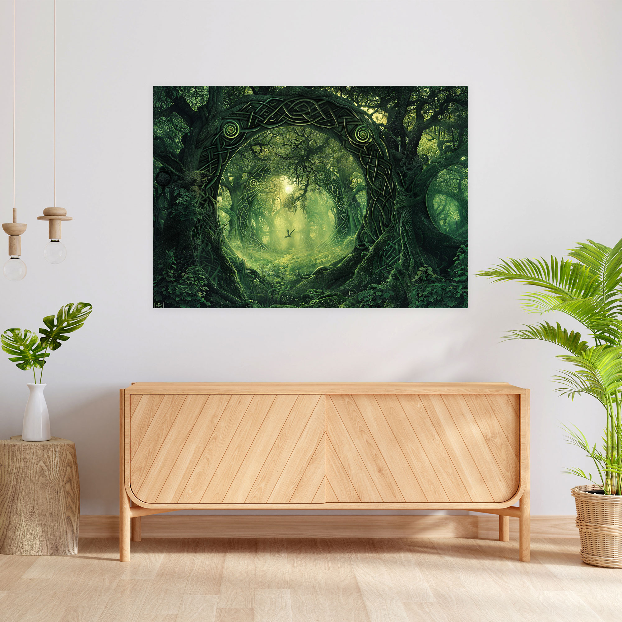 Celtic Mythology Wall Decoration - Mythology, Canvas Wall Art, Canvas, Home Decoration