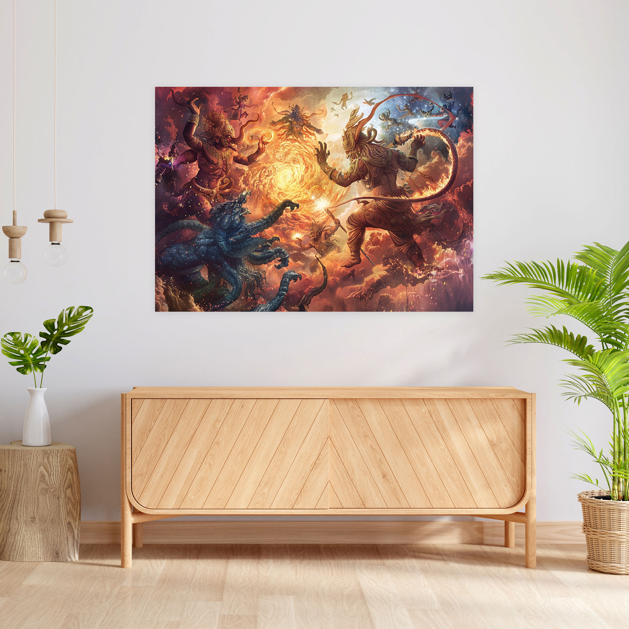 Hindu Mythology Wall Art - Mythology, Wall Decoration, Canvas, Canvas Wall Art