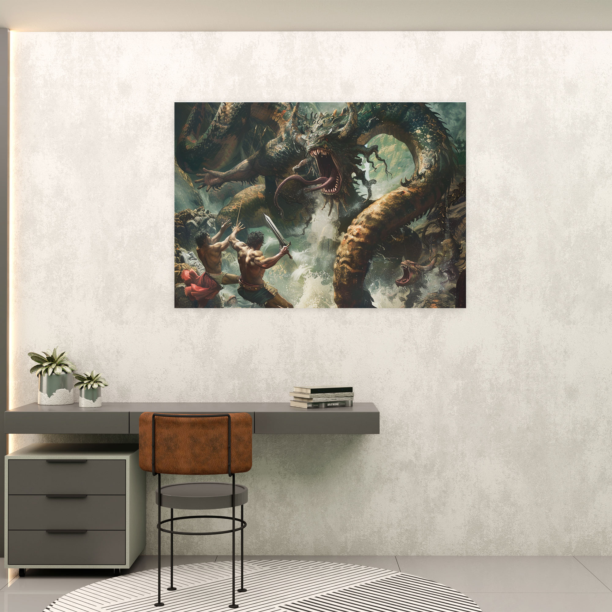 Mythology Canvas Print - Mythology, Home Decoration, Hercules, Canvas