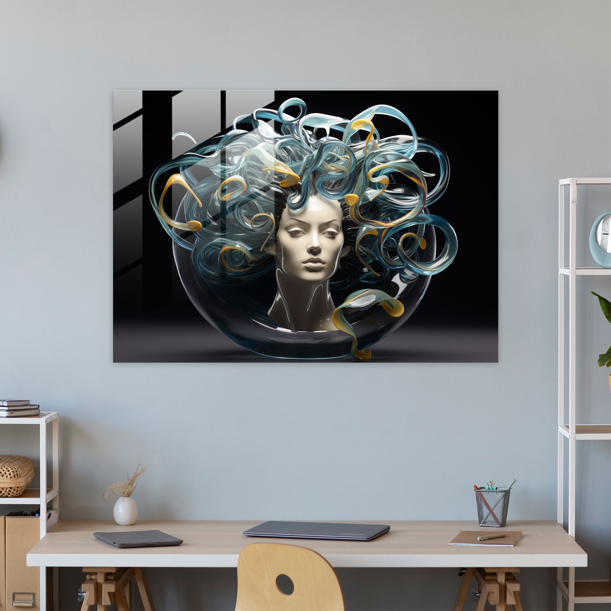 Mythology Glass Art - Mythology, Glass Art, Glass Wall Art, Mythology