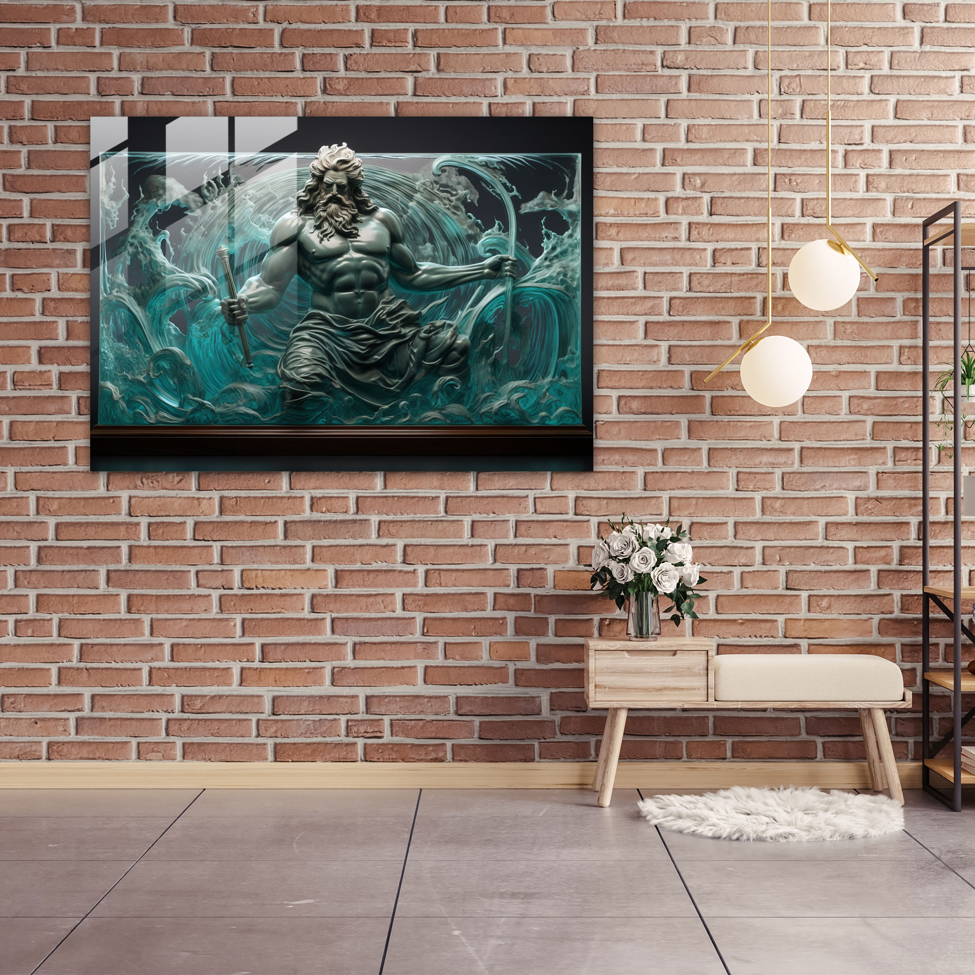 Mythology Glass Wall Art - Mythology, Glass Wall Art, Home Decoration, Wall Decoration