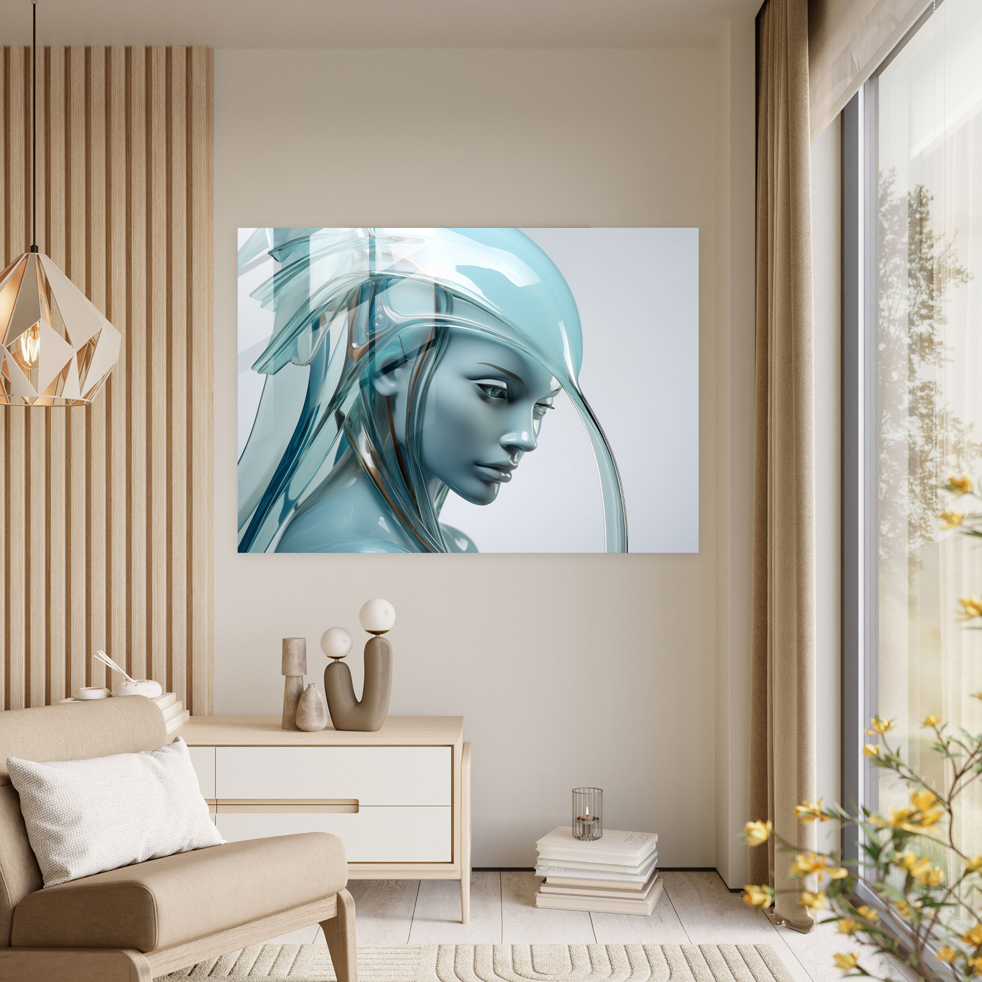 Mythology Glass Art - Mythology, Glass Wall Art, Home Decoration, Glass Print