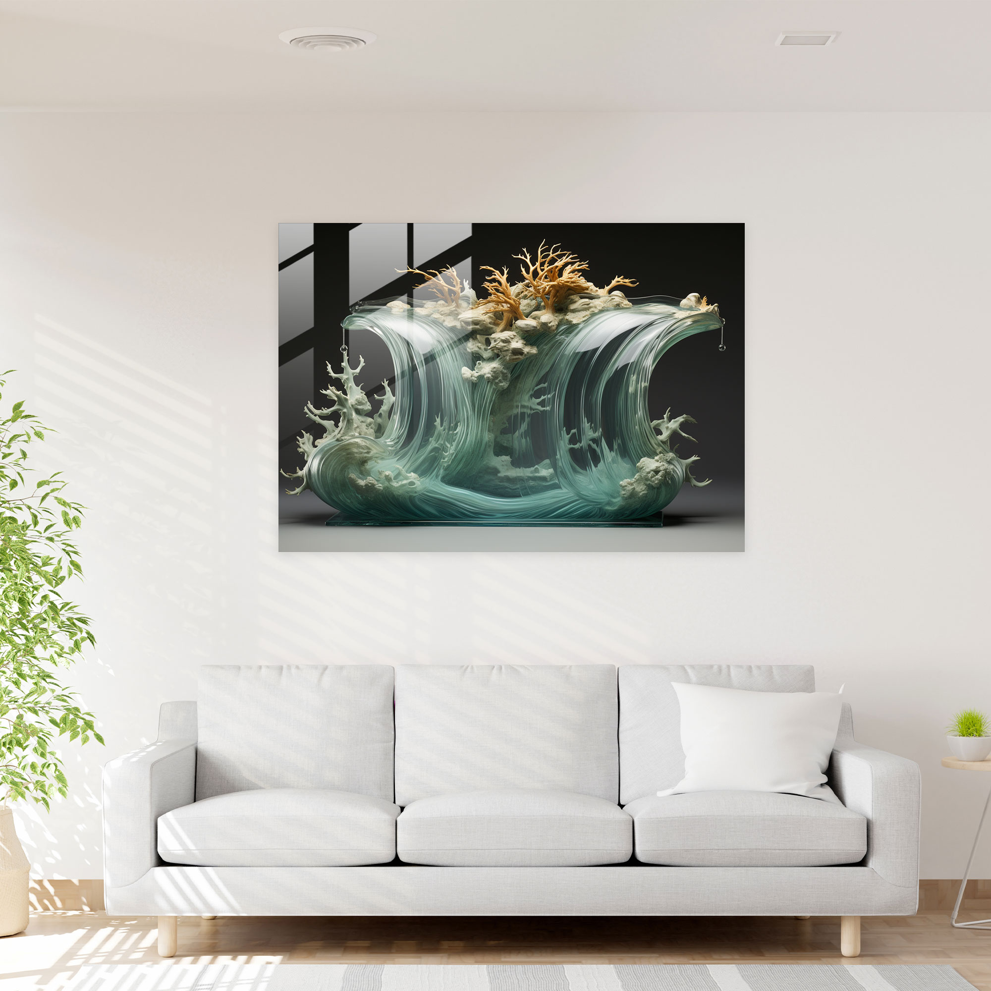 Mythology Wall Decoration - Mythology, Glass Print, Wall Decoration, Surreal Glass Sculpture
