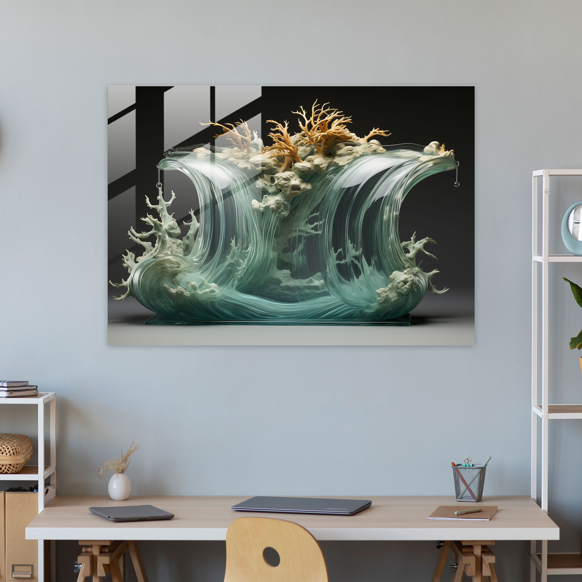 Mythology Wall Decoration - Mythology, Glass Print, Wall Decoration, Surreal Glass Sculpture