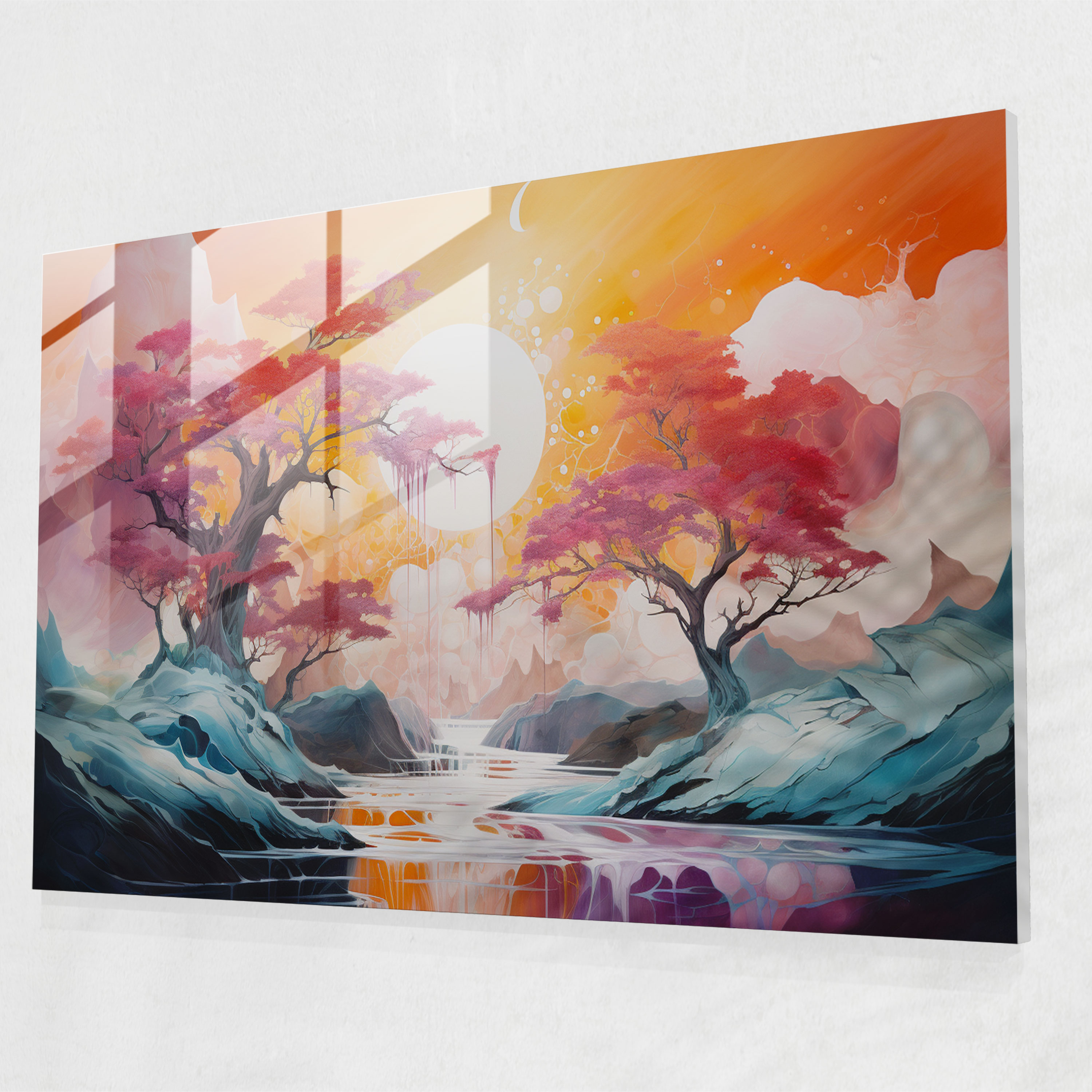 Mythology Glass Print - Mythology, Home Decoration, Glass Art, Glass Print