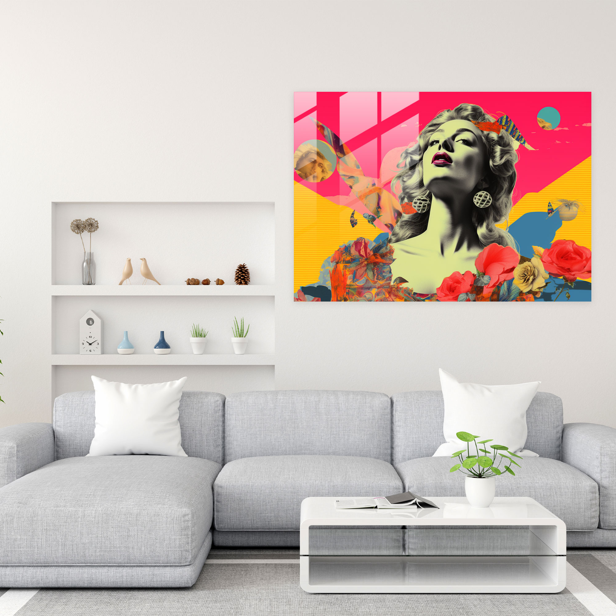 Mythology Glass Wall Art - Mythology, Glass Wall Art, Home Decoration, Modern Art