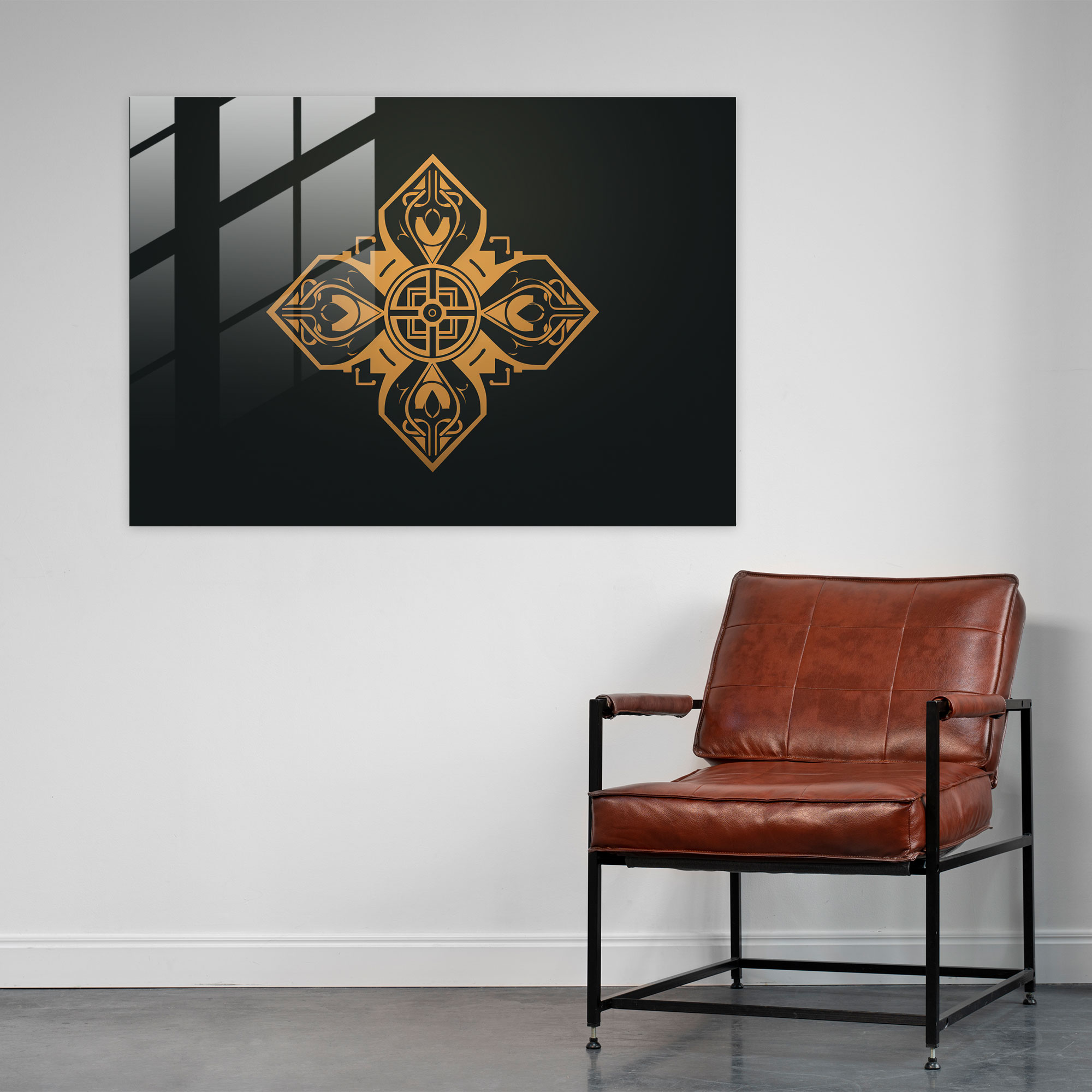 Mythology Glass Art - Minimalist Graphic Design - Mythology, Modern Art, Glass Wall Art, Modern Interpretation