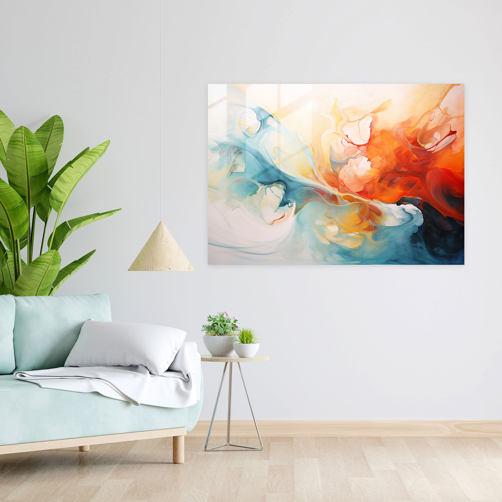 Mythology Glass Print - Clash Of Titans - Mythology, Wall Decoration, Mythical Beings, Mythology Glass Print