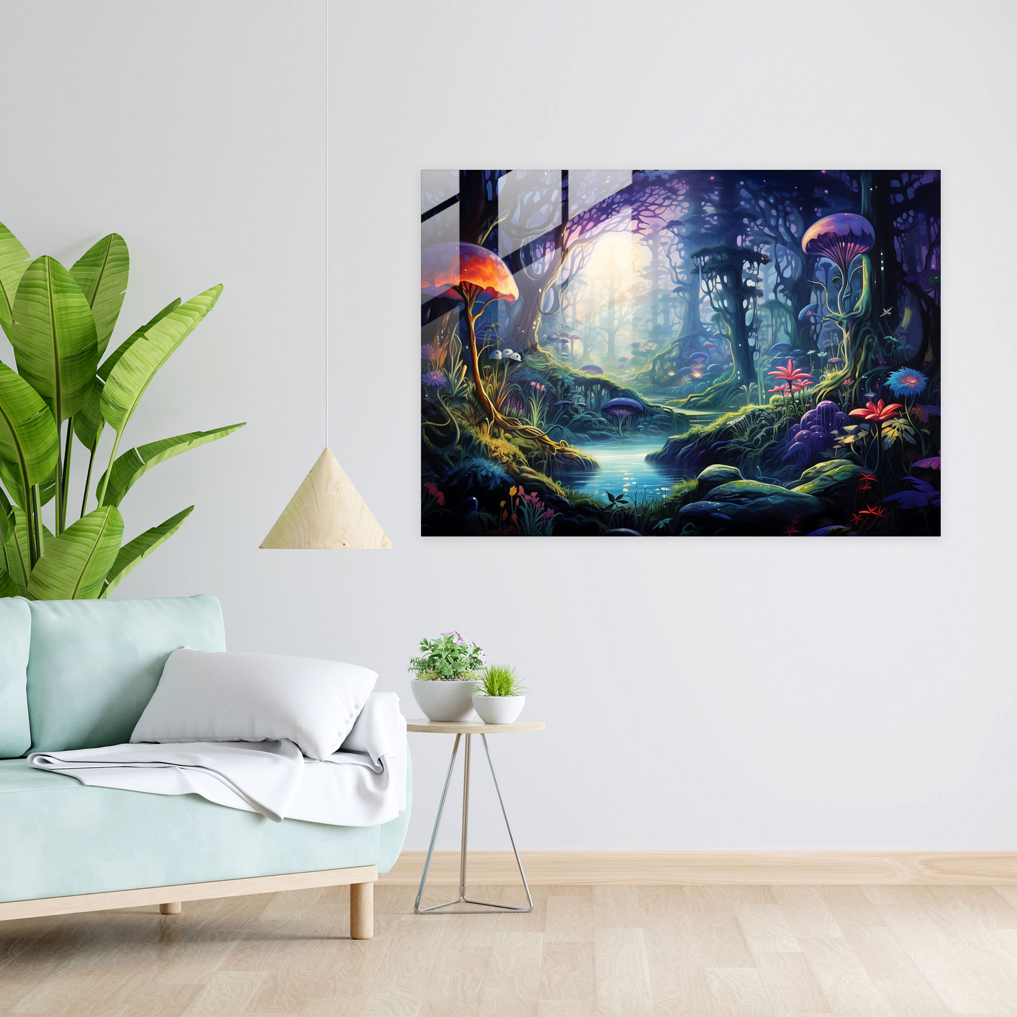 Mythology Glass Wall Art - Mystical Forest - Mythology, Mythology Glass Wall Art, Home Decoration, Mystical Forest