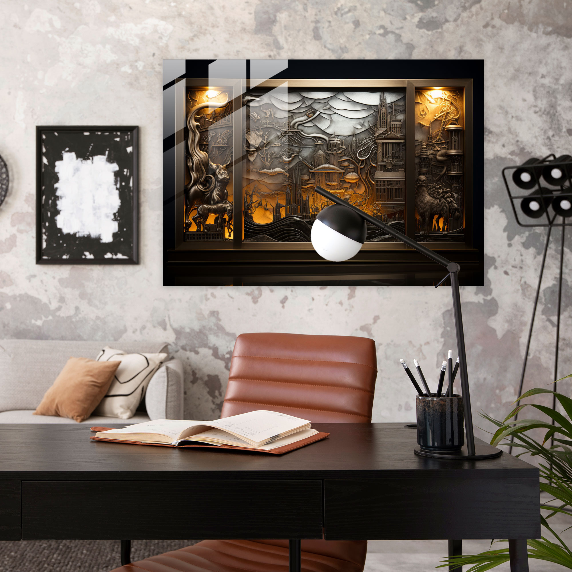 Norse Mythology Glass Wall Art - Mythology, Home Decoration, Norse Mythology, Intricate Design