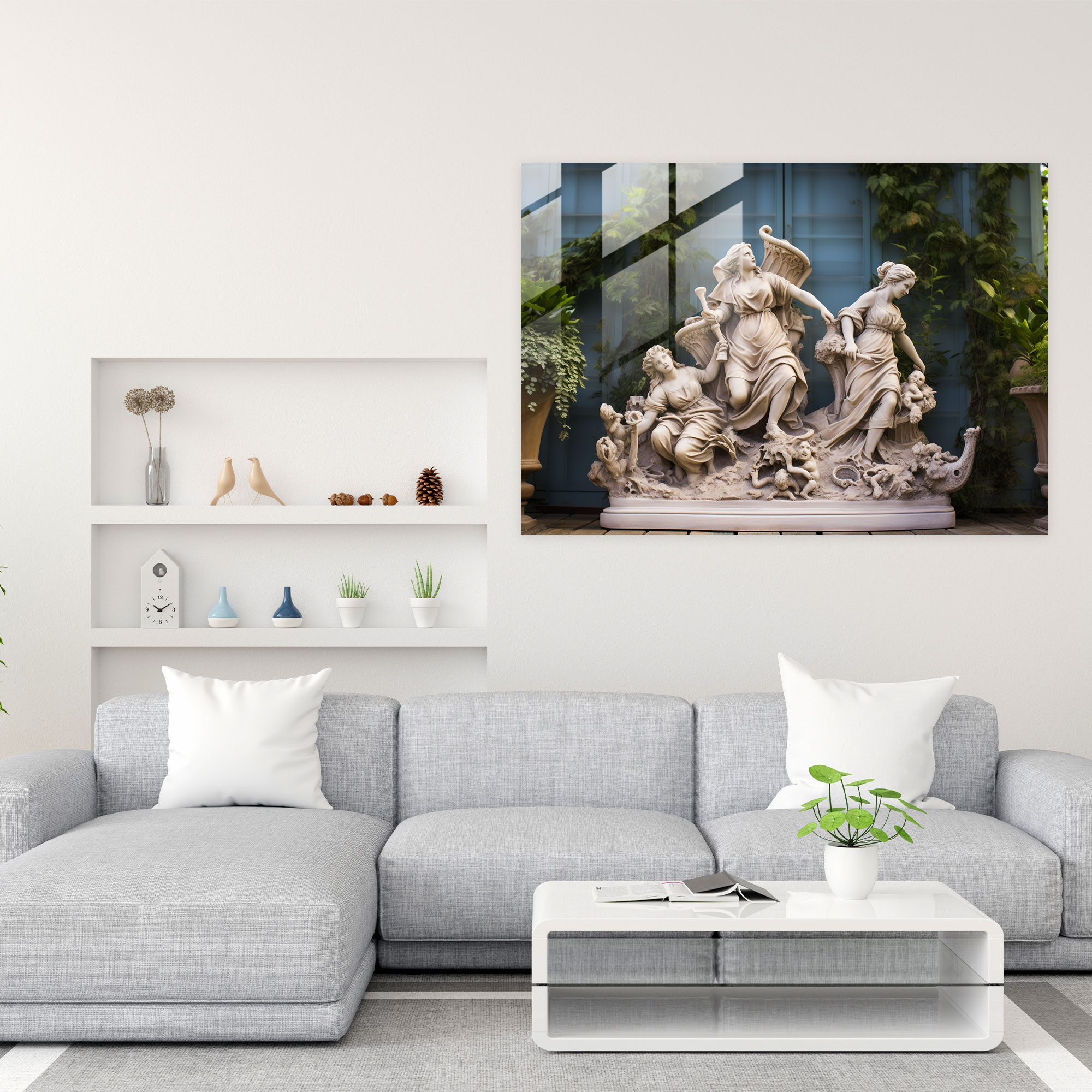 Mythology Wall Decoration - Mythology, Beautiful Garden, Wall Decoration, Glass Wall Art