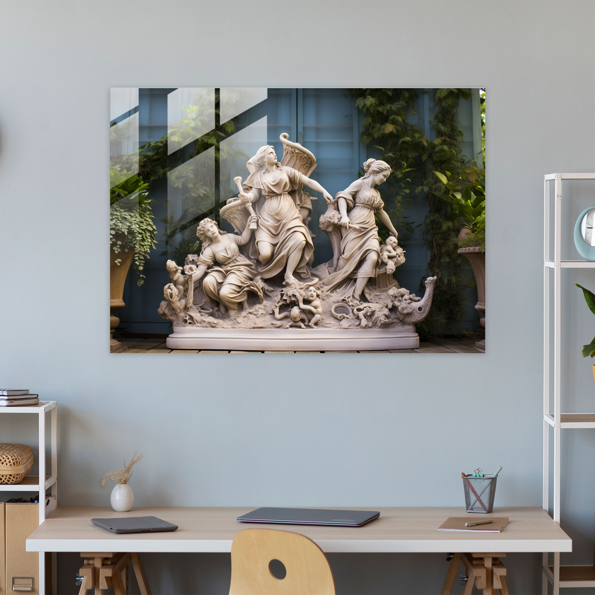 Mythology Wall Decoration - Mythology, Beautiful Garden, Wall Decoration, Glass Wall Art