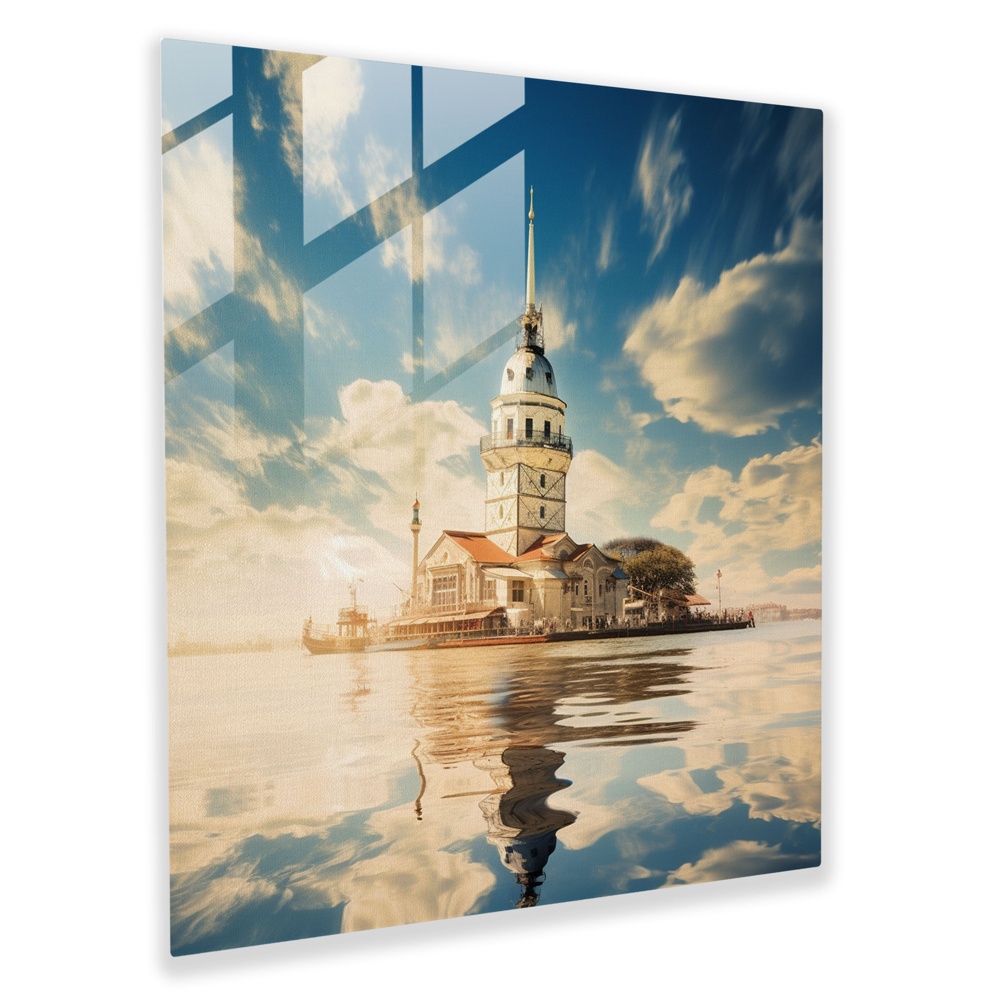 Maiden Tower Photographic Glass Print - Maiden Tower, Breathtaking Detail, Majestic Beauty, Home Decoration